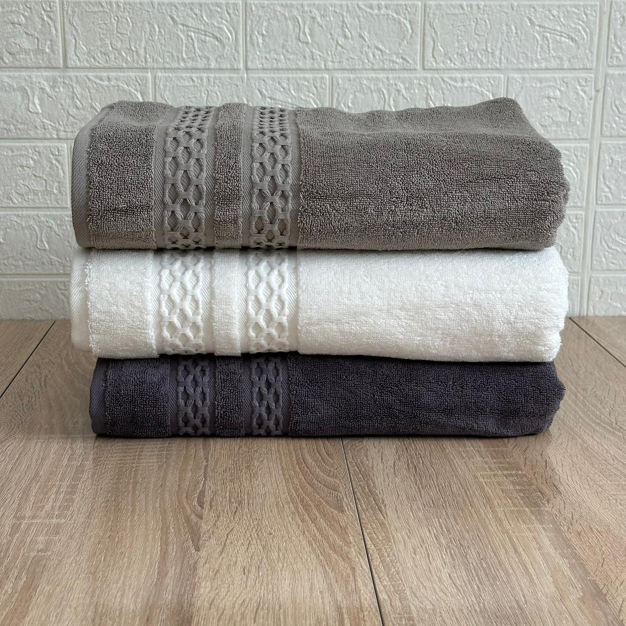 Ensemble de 3 draps de bain Sikel Havlu – Grand format 150x100 cm, qualité 5 étoiles