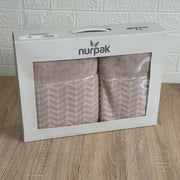 Coffret 2 Draps de Bain en coton épais 90*50 cm et 150*90 cm