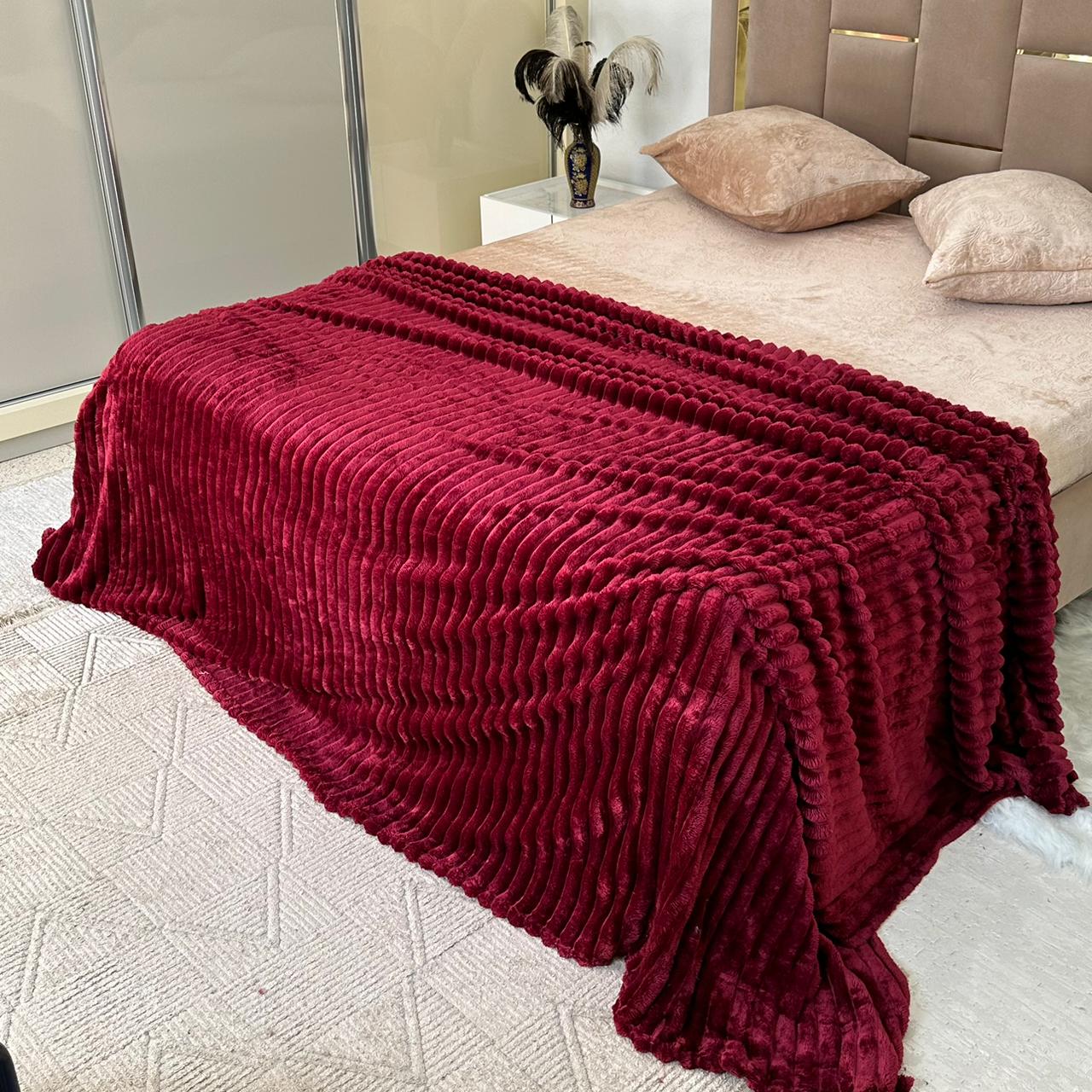 Plaid 2 places en polaire douce – Épais, chaud