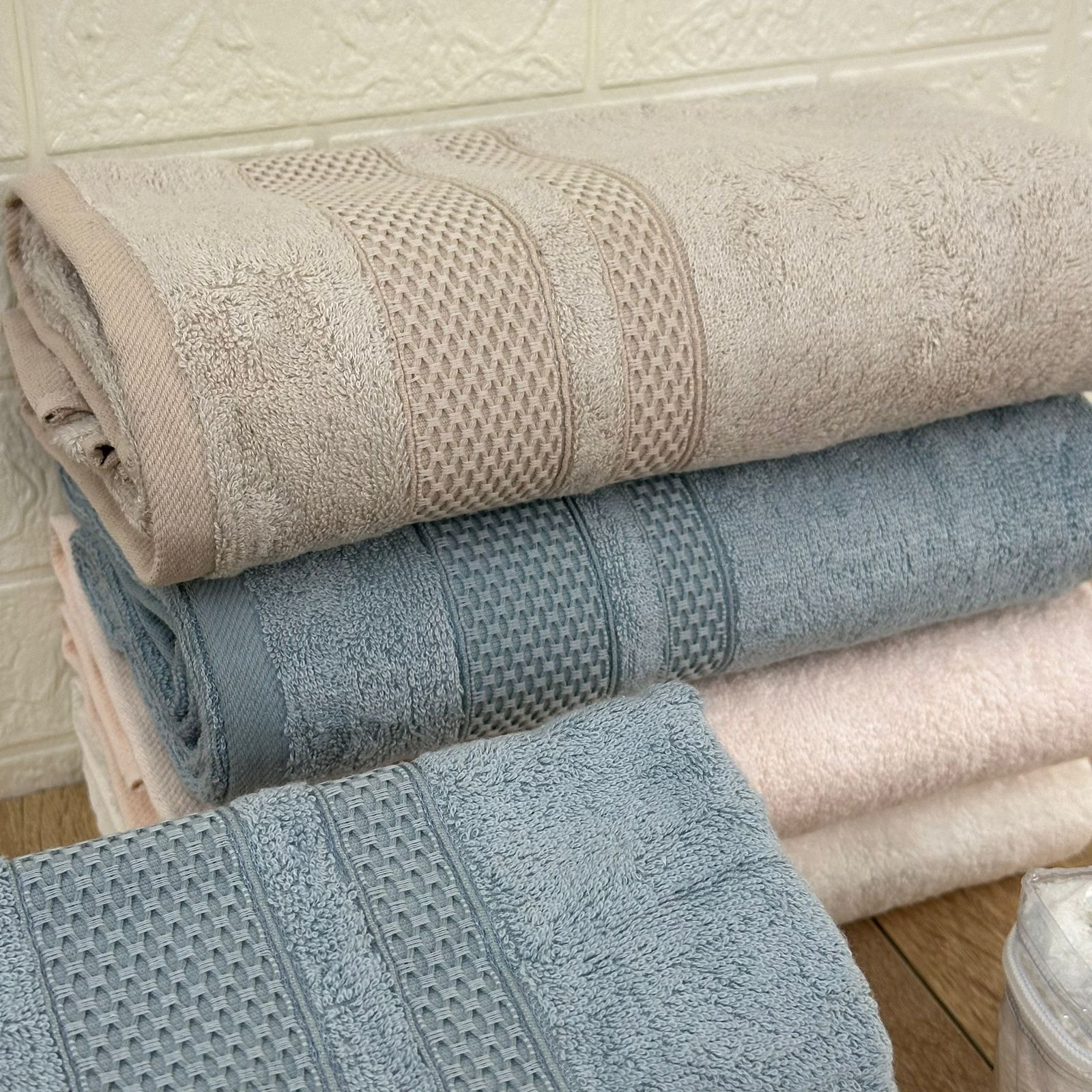 Pack Luxe Serviettes Belinda Bamboo – Offre 12 Pièces Ultra Douces et Super Absorbantes