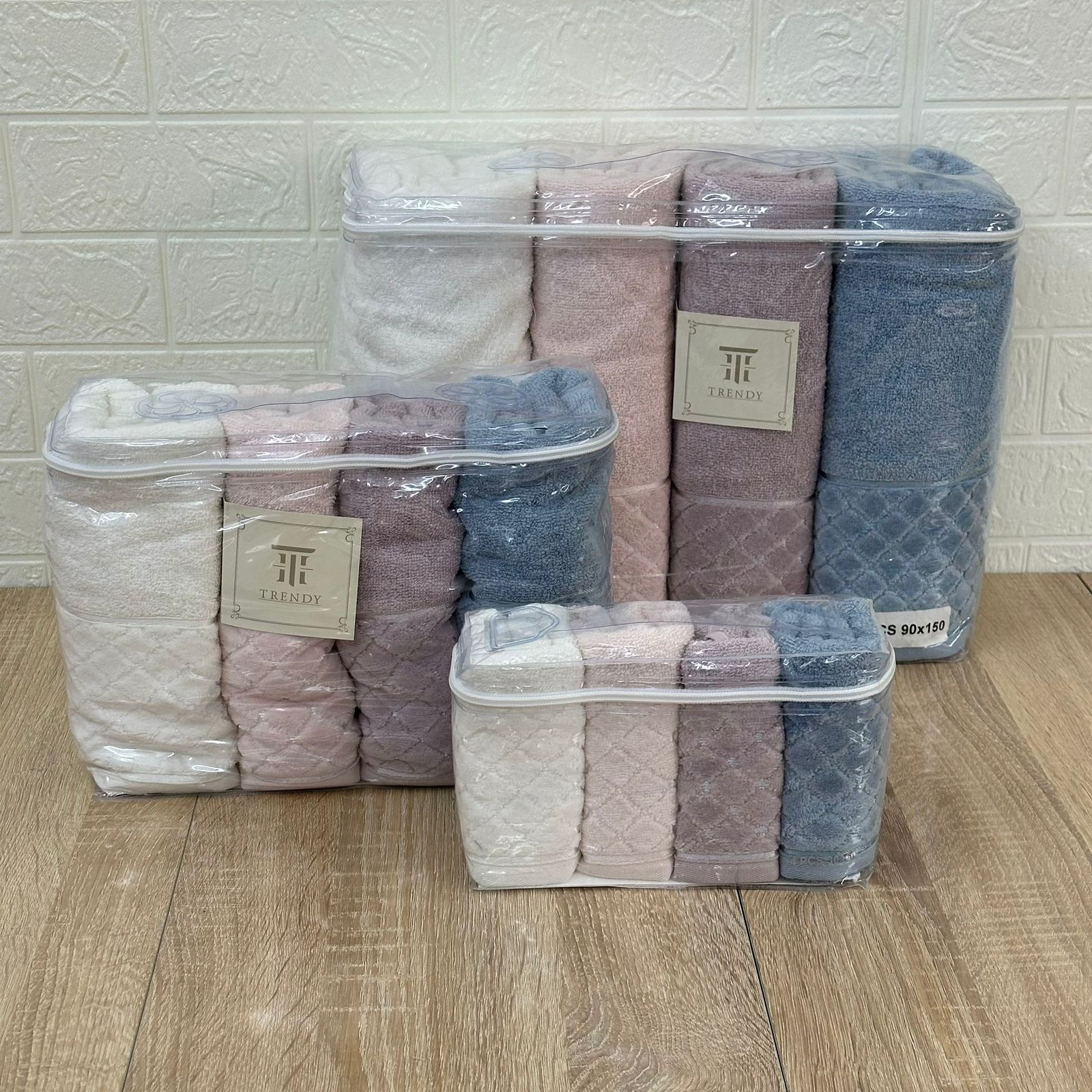 Pack Luxe Serviettes Belinda Bamboo – Offre 12 Pièces Ultra Douces et Super Absorbantes