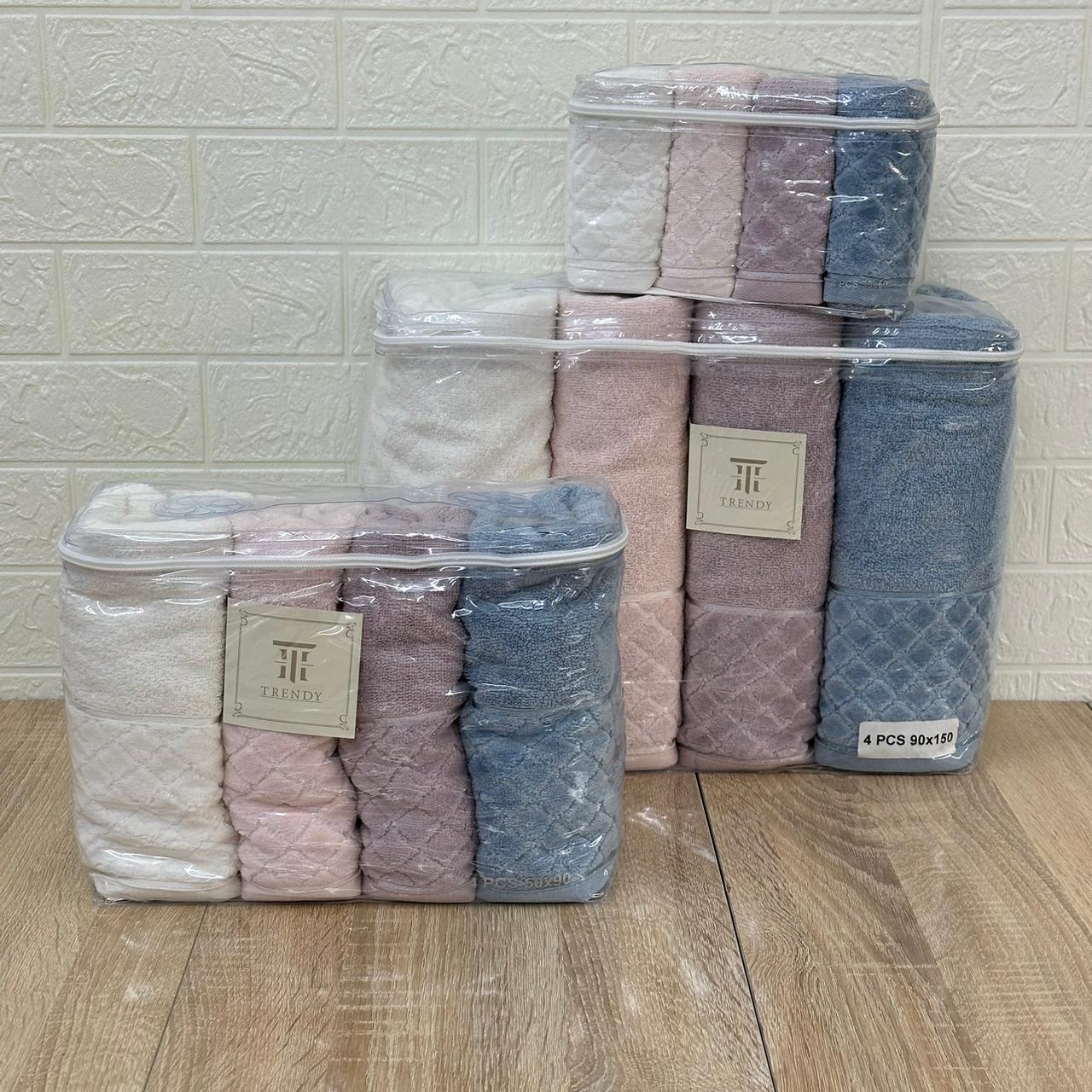 Pack Luxe Serviettes Belinda Bamboo – Offre 12 Pièces Ultra Douces et Super Absorbantes