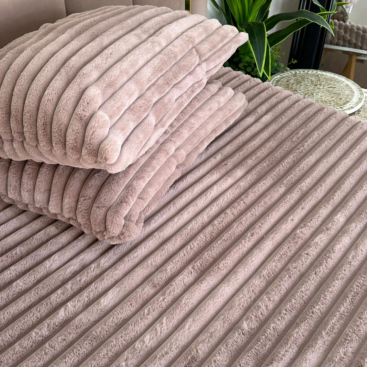 Ensemble Housse de Matelas Premium signé Azyena En Forrure de Lapin