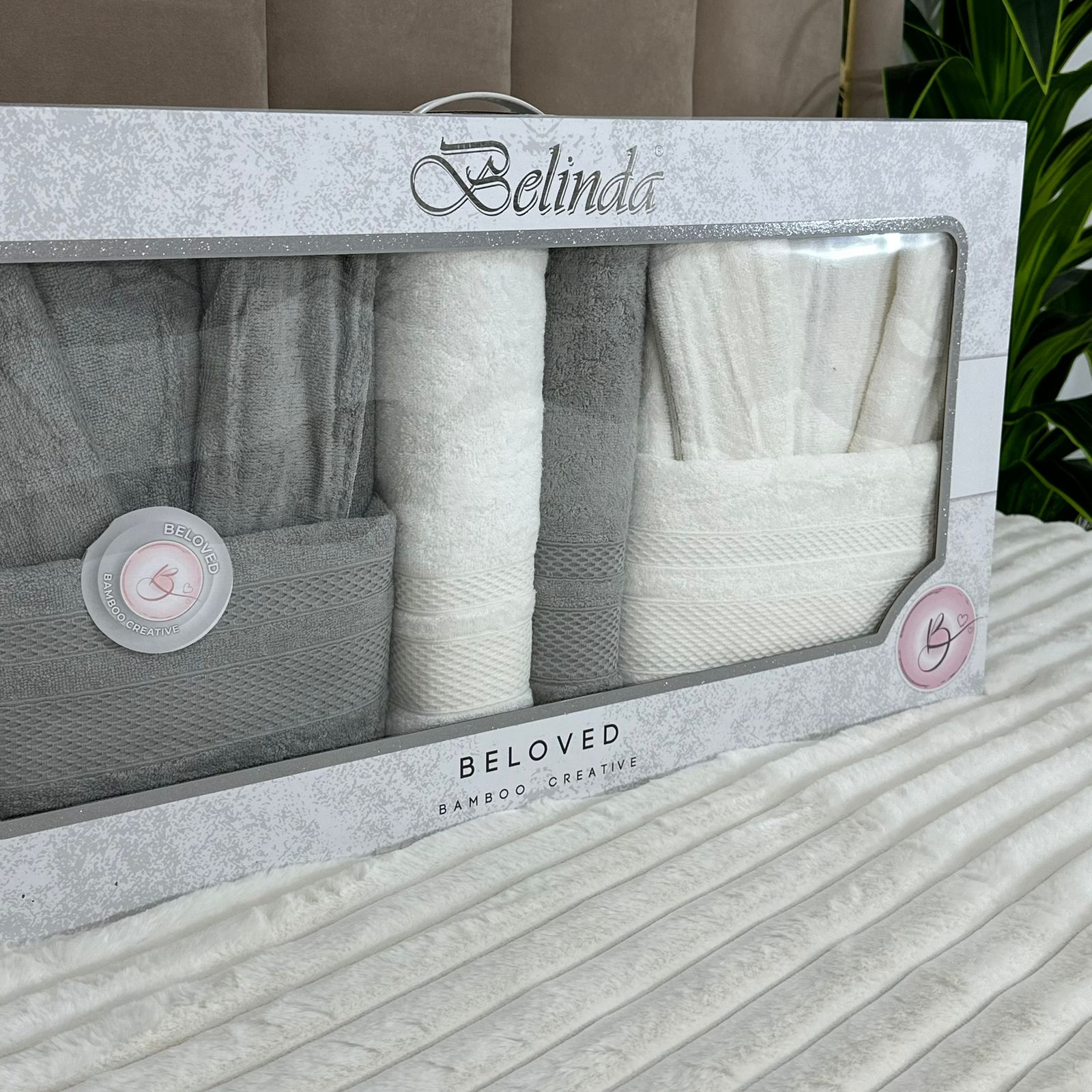 Coffret de Bain Luxe 8 Pièces en Bambou – Douceur