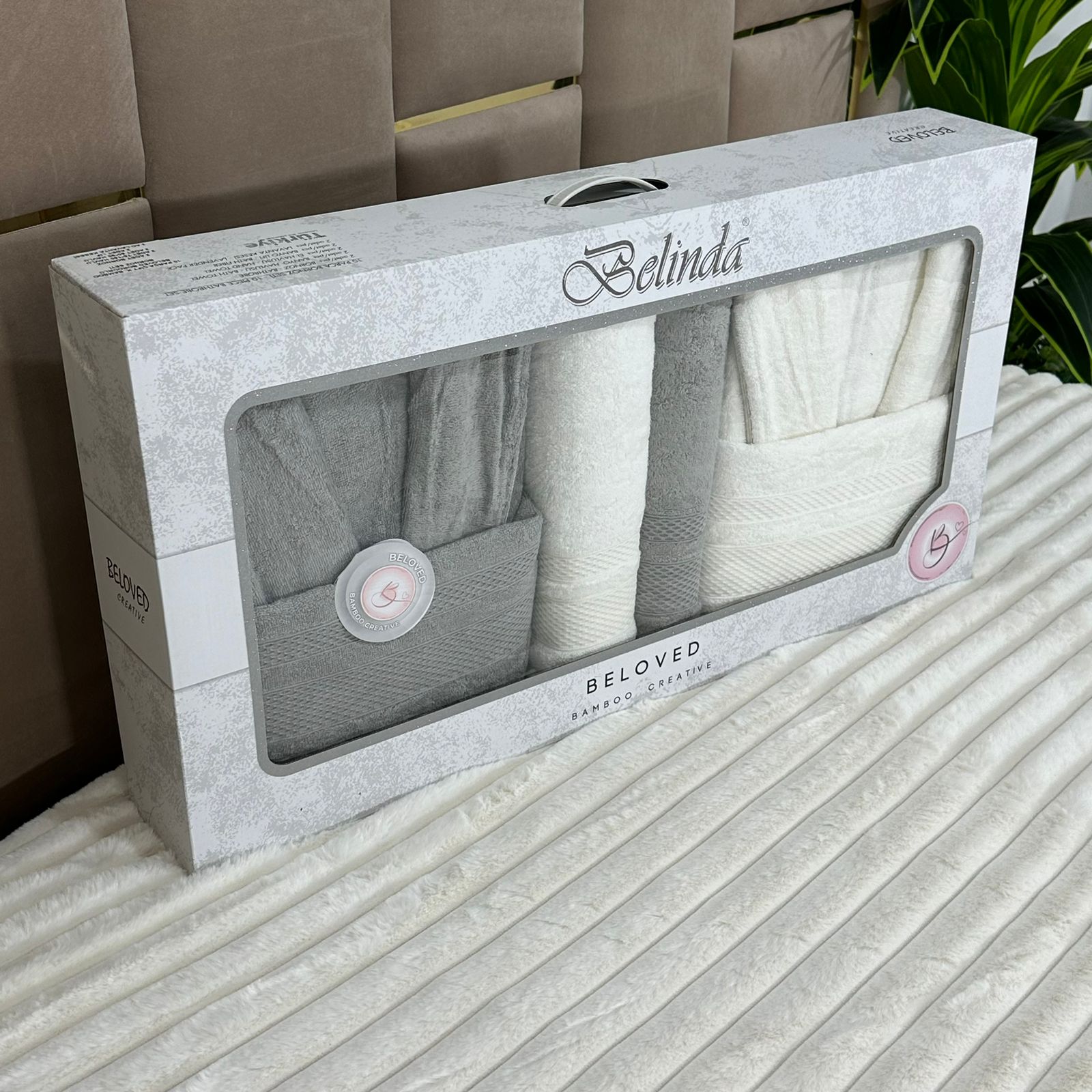 Coffret de Bain Luxe 8 Pièces en Bambou – Douceur