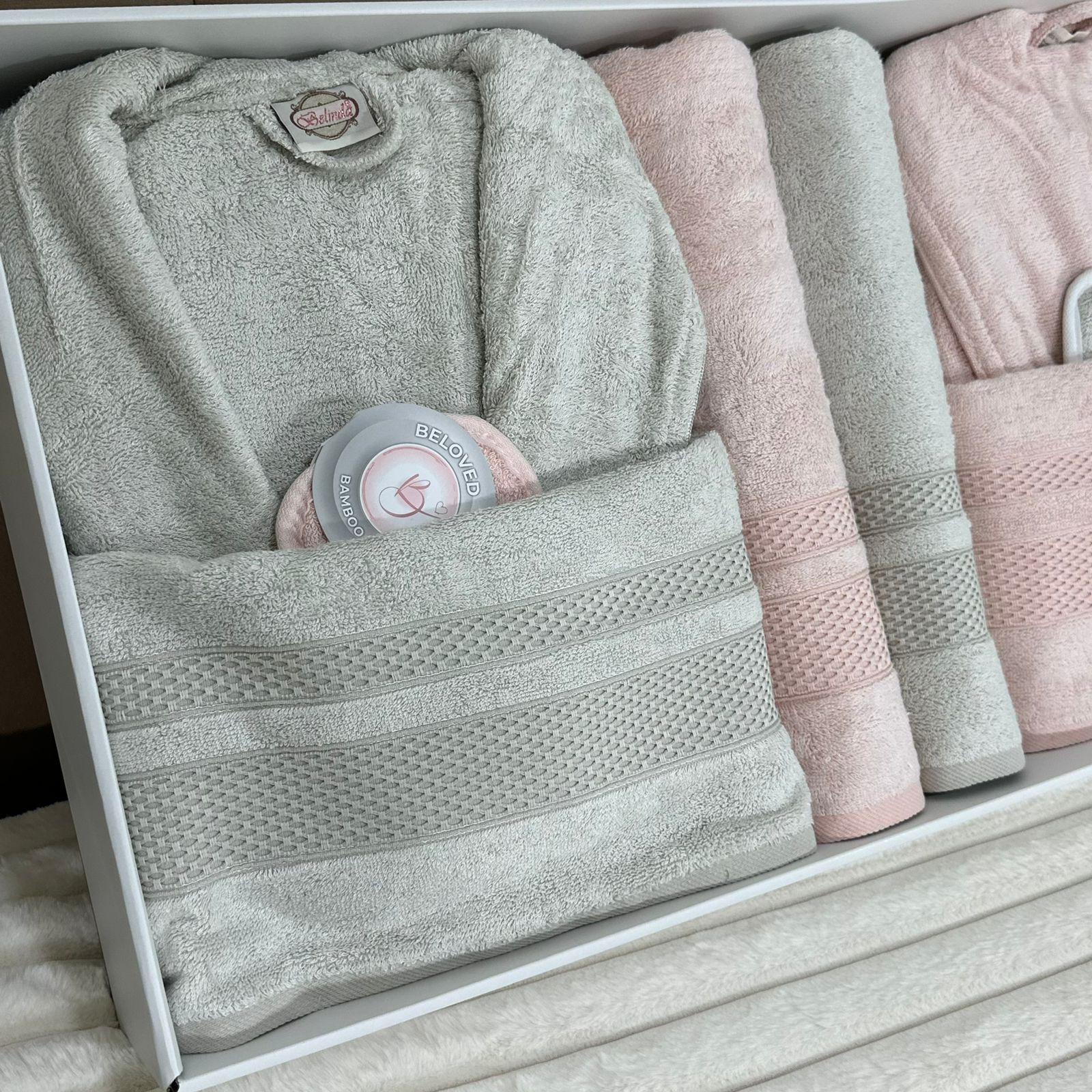 Coffret de Bain Luxe 8 Pièces en Bambou – Douceur