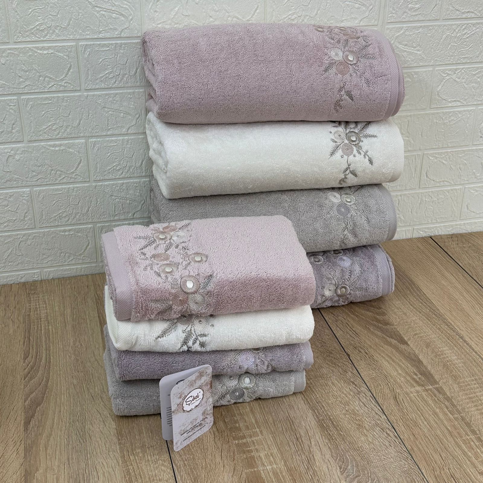 Pack Prestige SIKEL : Duo de Coffrets Linge de Bain – 8 Pièces Haut de Gamme