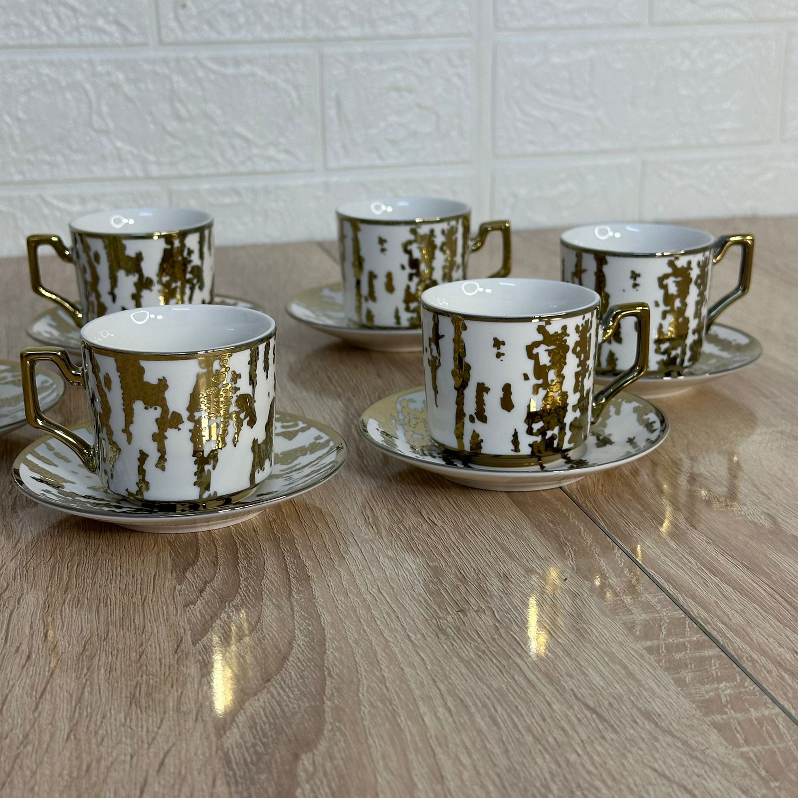 Service à Café en Porcelaine 12 Pièces