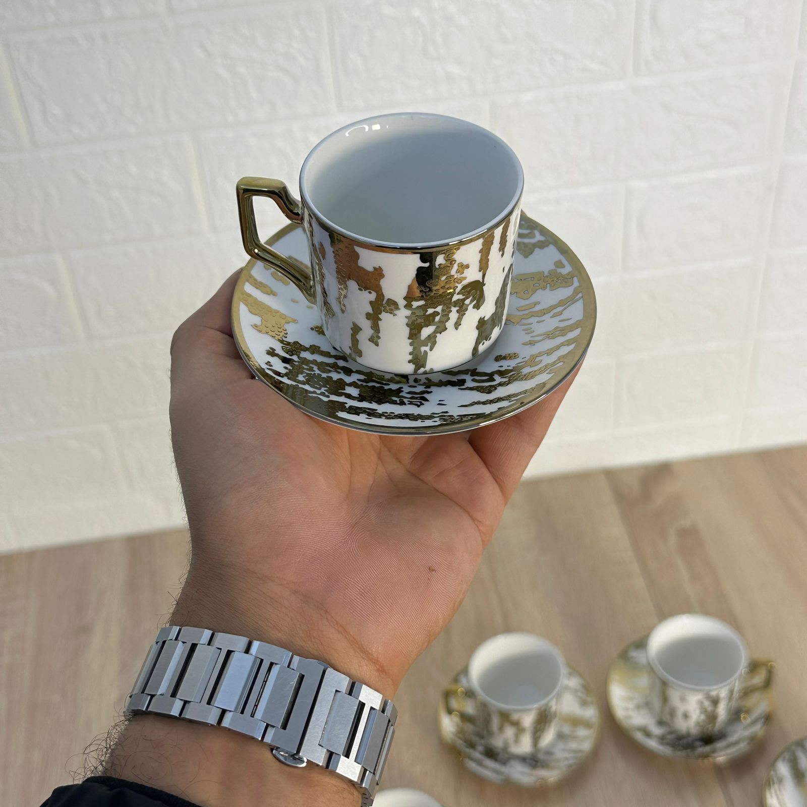 Service à Café en Porcelaine 12 Pièces