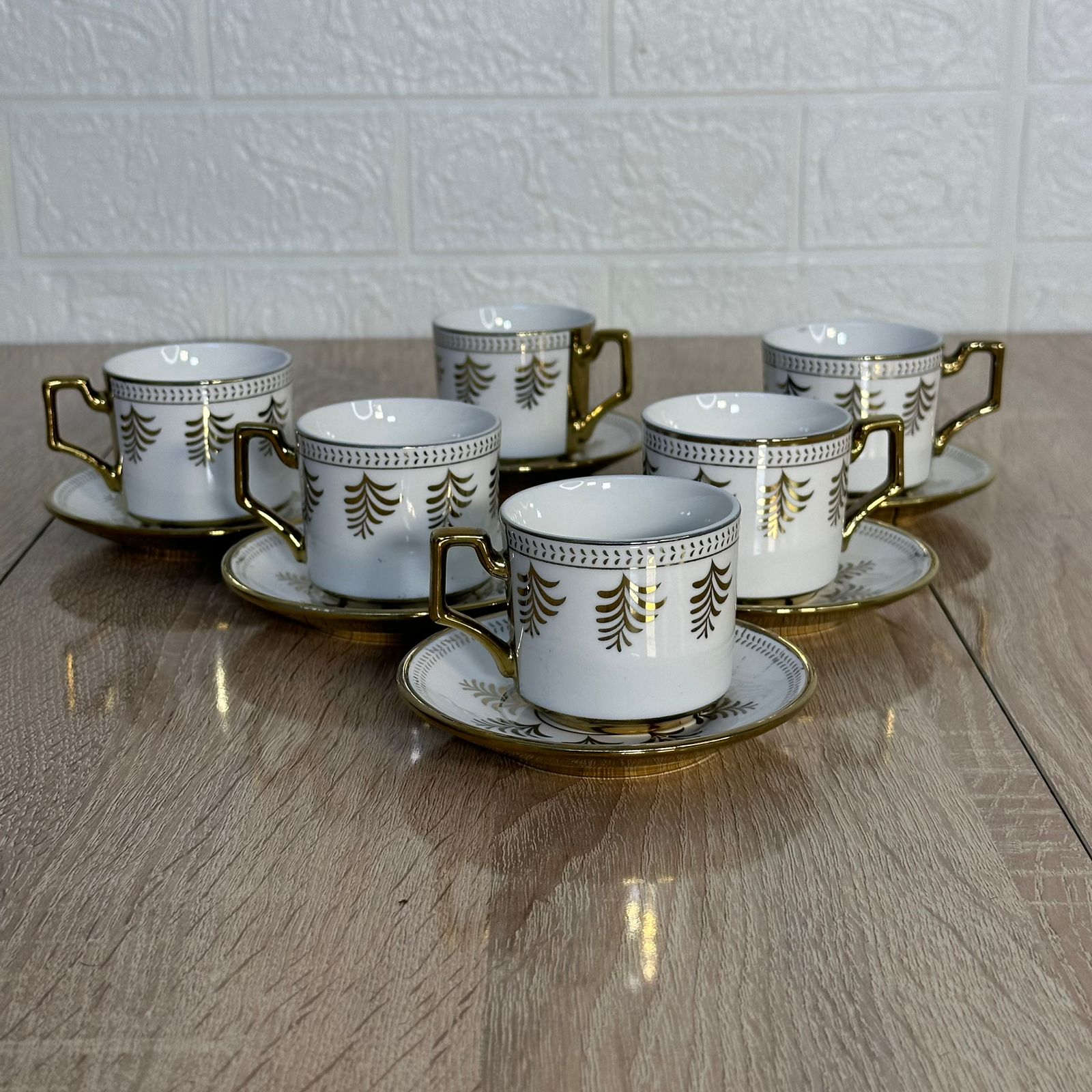 Service à Café en Porcelaine 12 Pièces