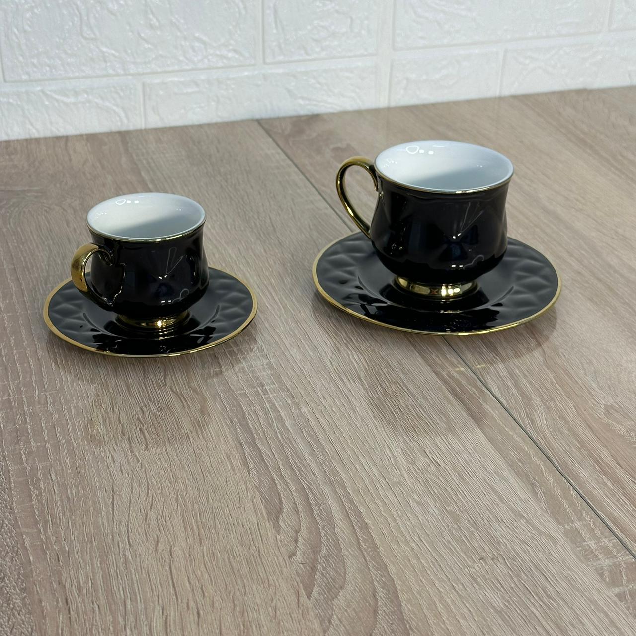 Service à Café au Lait ou Cafe Noir en Porcelaine 24 Pièces