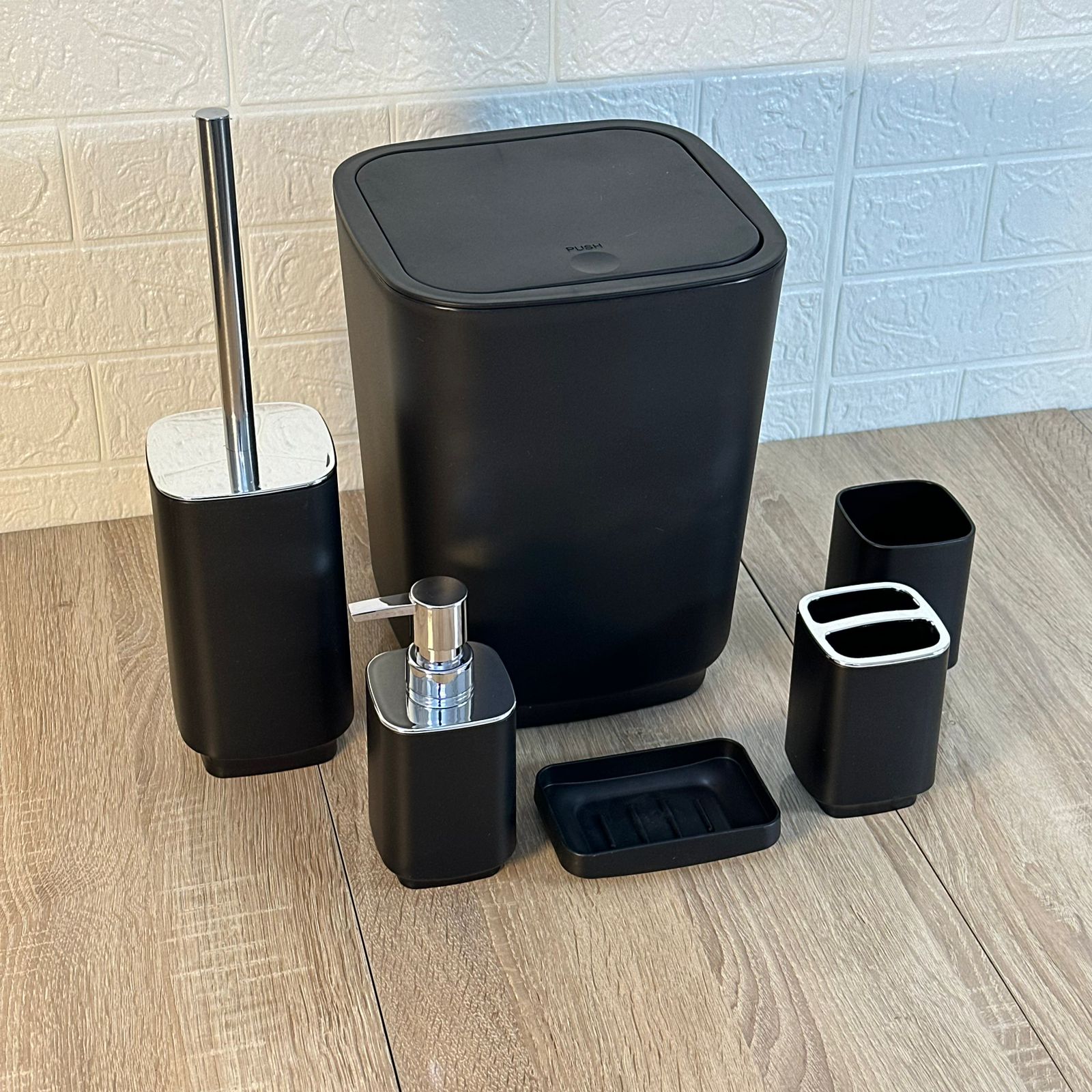 Set d'Accessoires de Salle de Bain 6 en 1  incassable