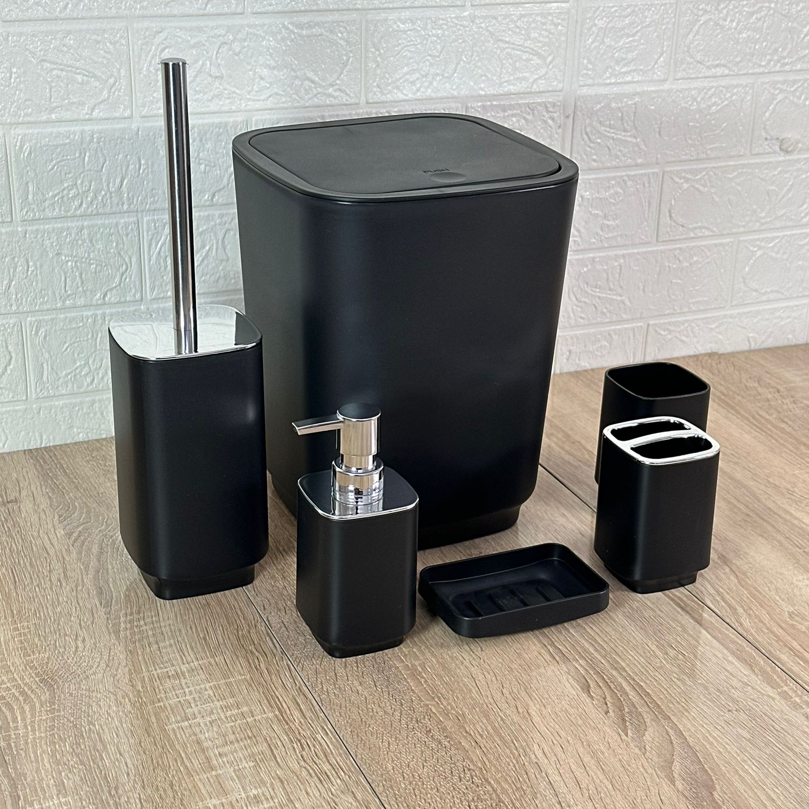 Set d'Accessoires de Salle de Bain 6 en 1  incassable