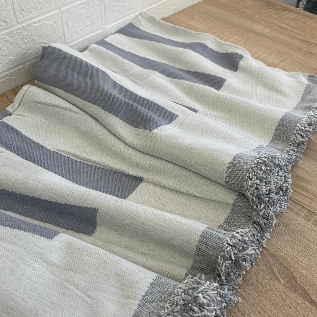 Jeté Salon en Velour tres douce , épaisse 300*180 cm