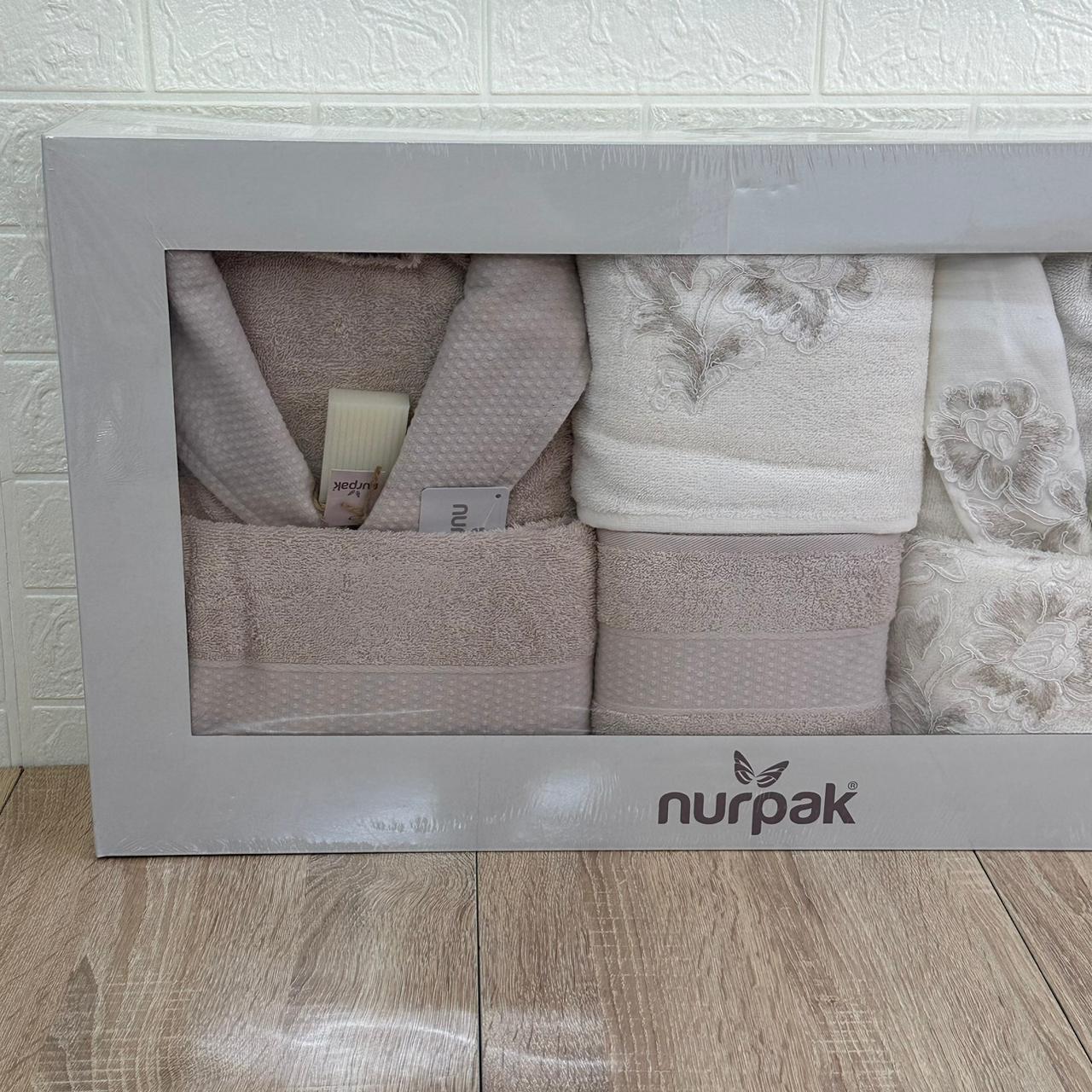Ensemble Sortie de Bain 6 pièces 100% Coton