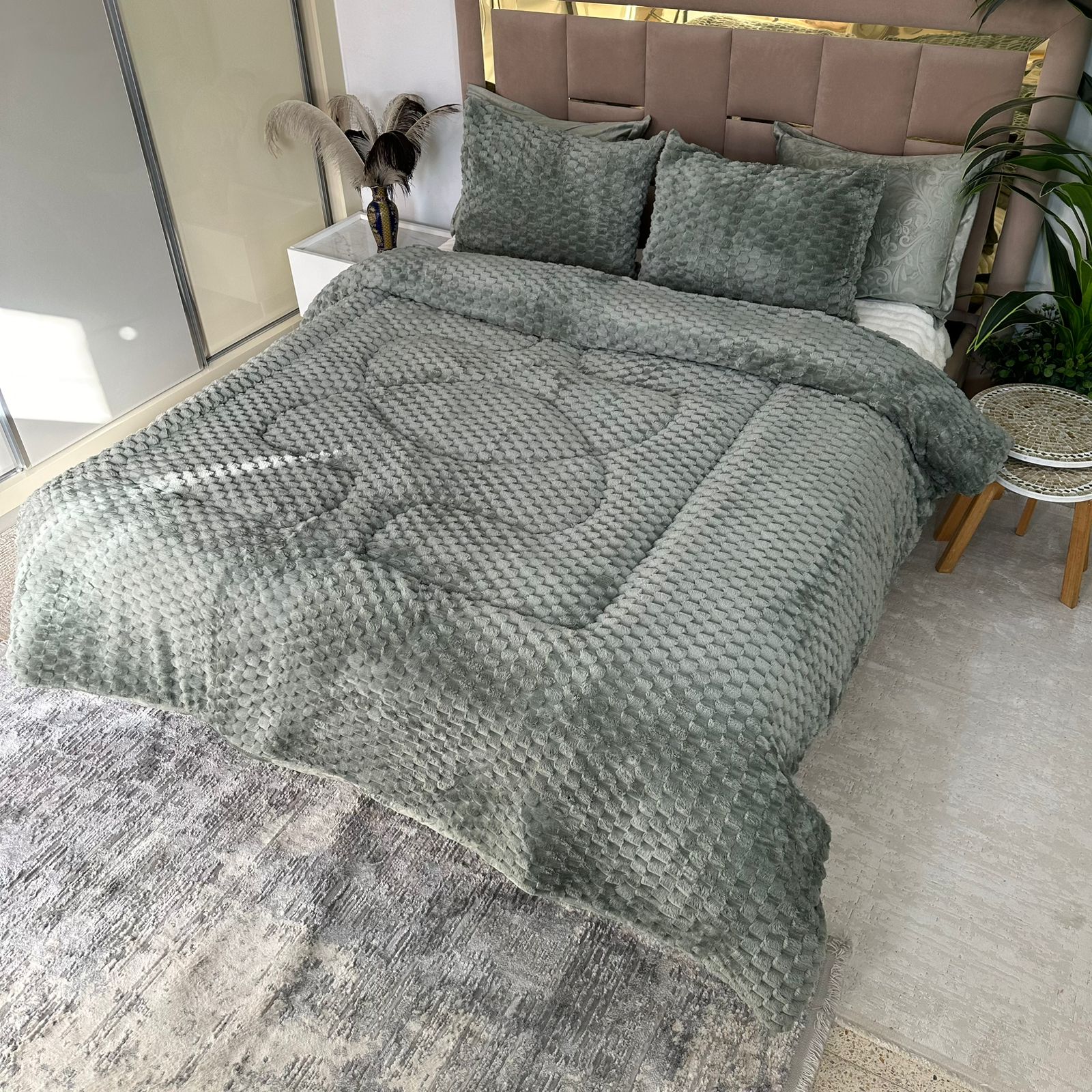 Ensemble Couette 5 pièces  double face