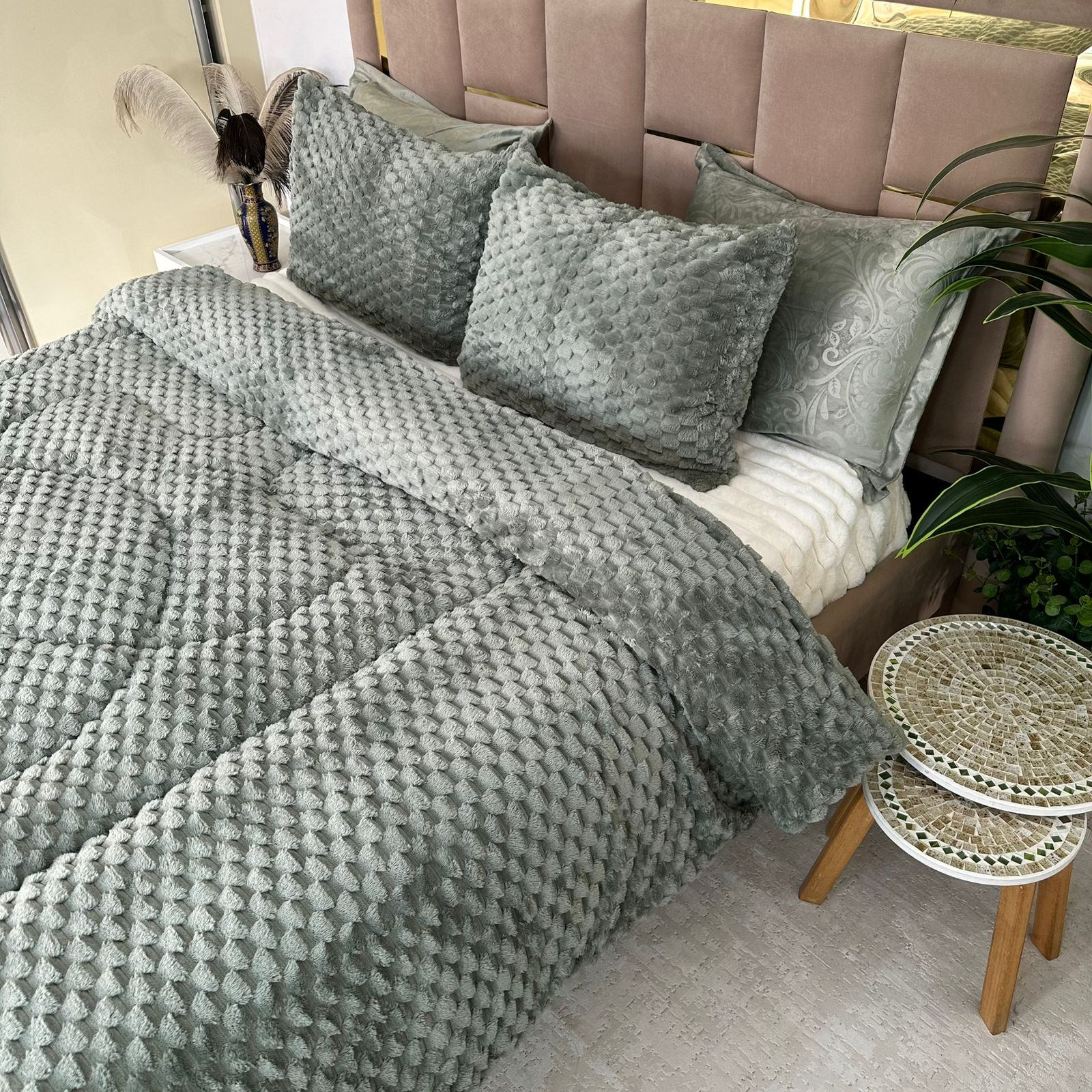 Ensemble Couette 5 pièces  double face