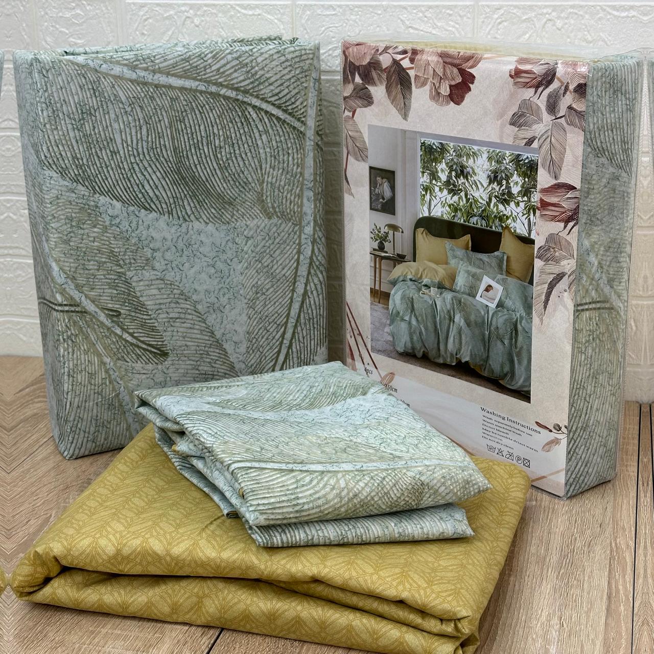 Parure de Lit 4 pièces en coton microfibre de qualité supérieure