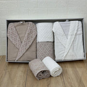Ensemble Sortie de Bain 6 pièces 100% Coton