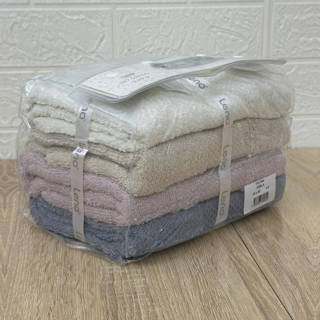 Pack de 4 serviettes de Bain 90*50 cm - Promotion