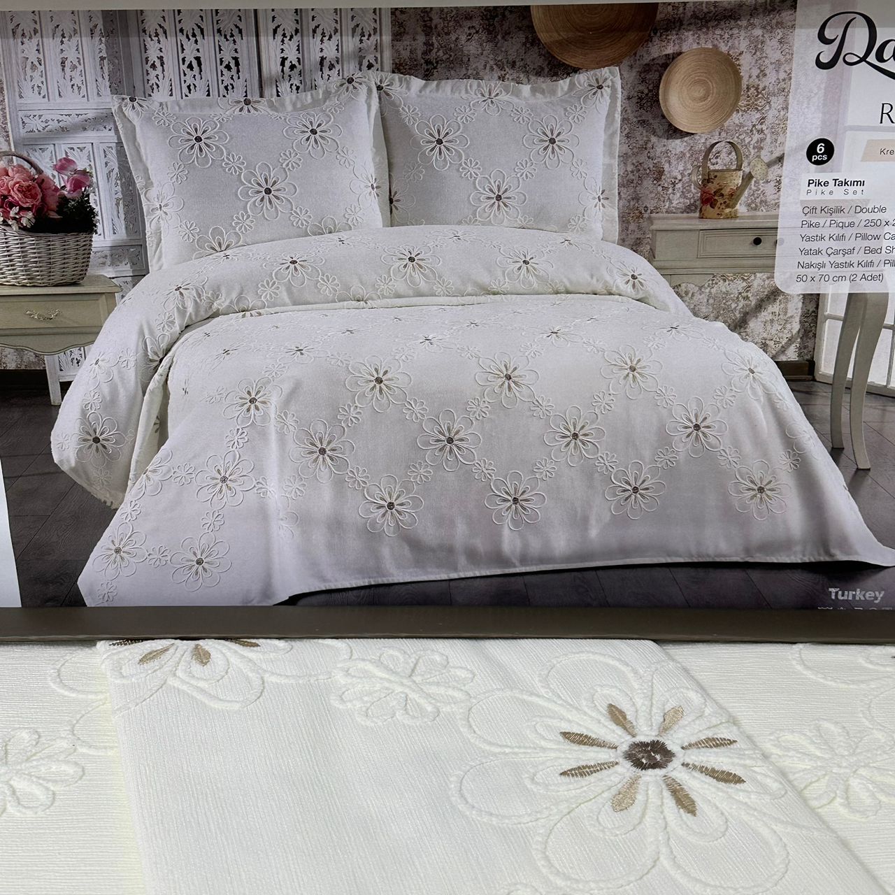Parure de Lit Kamraya Haut Couture 6 pièces