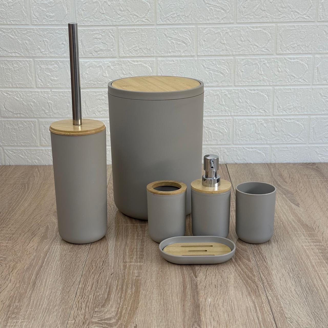 Set d'Accessoires de Salle de Bain 6 en 1  incassable