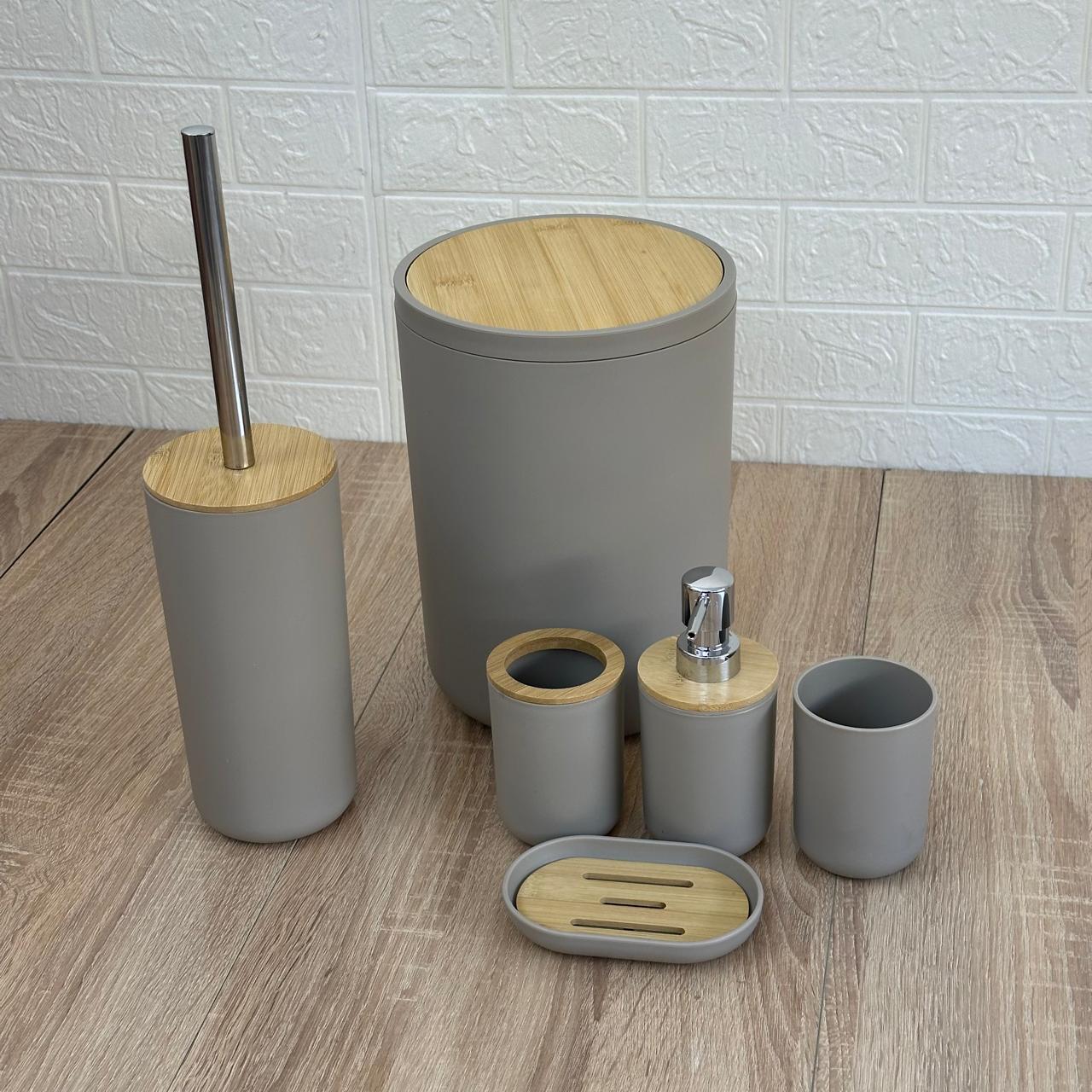 Set d'Accessoires de Salle de Bain 6 en 1  incassable