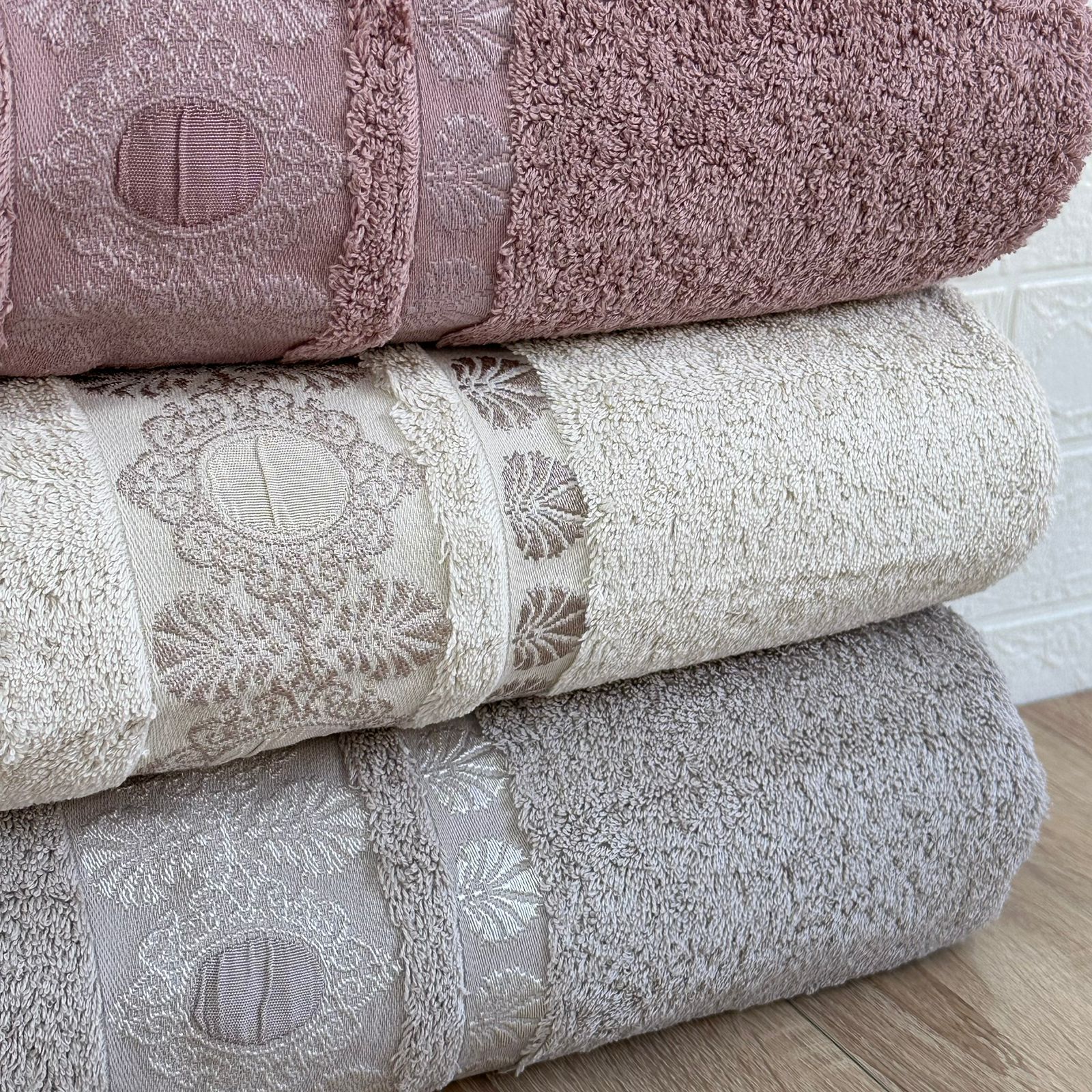 Pack De 3 Draps De Bain 150*90 cm 100% Coton Epais Ultra Douce - Pupilla Collection