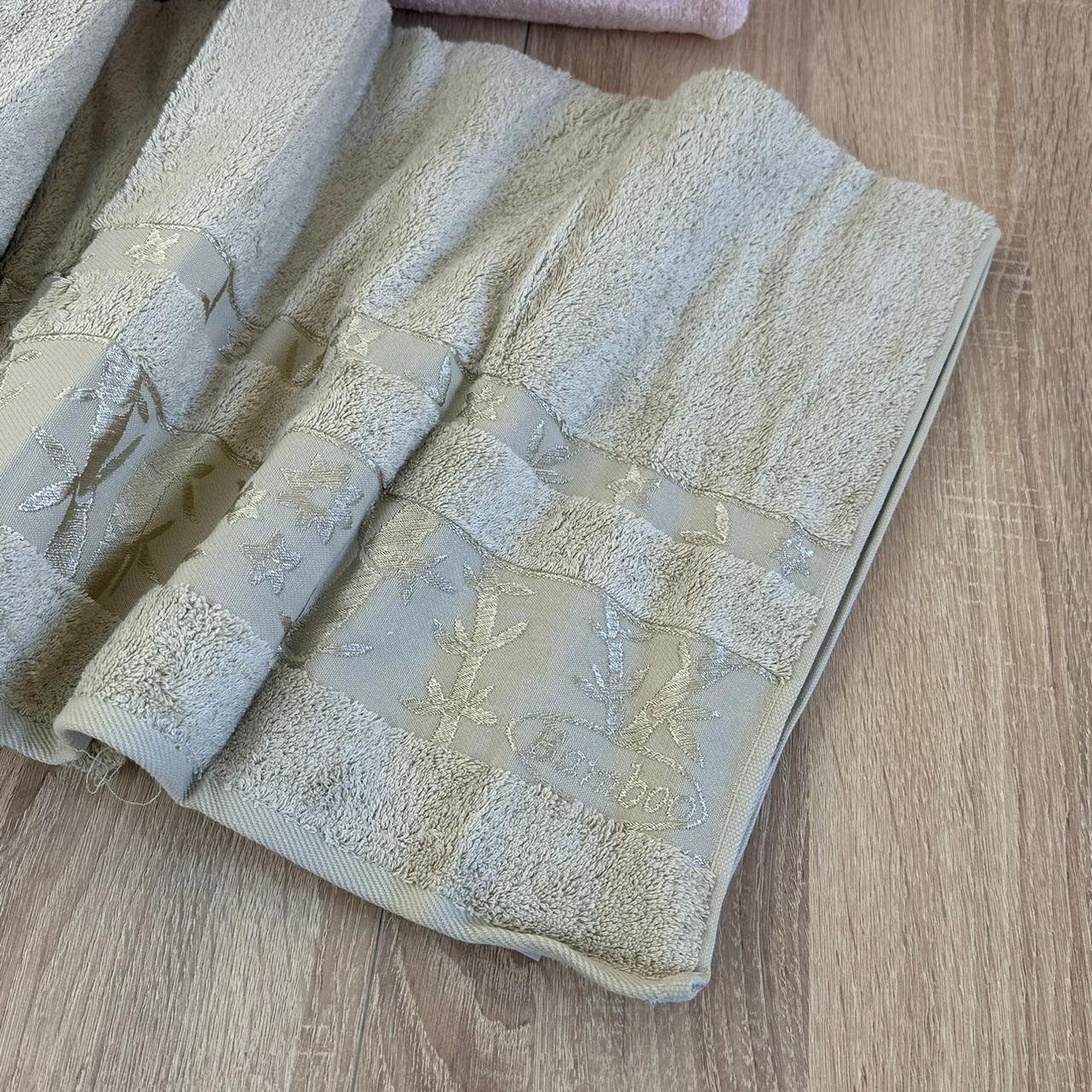 Pack De 3 Draps De Bain 150*90 cm 100% Bambou Epais Ultra Douce - Pupilla Collection