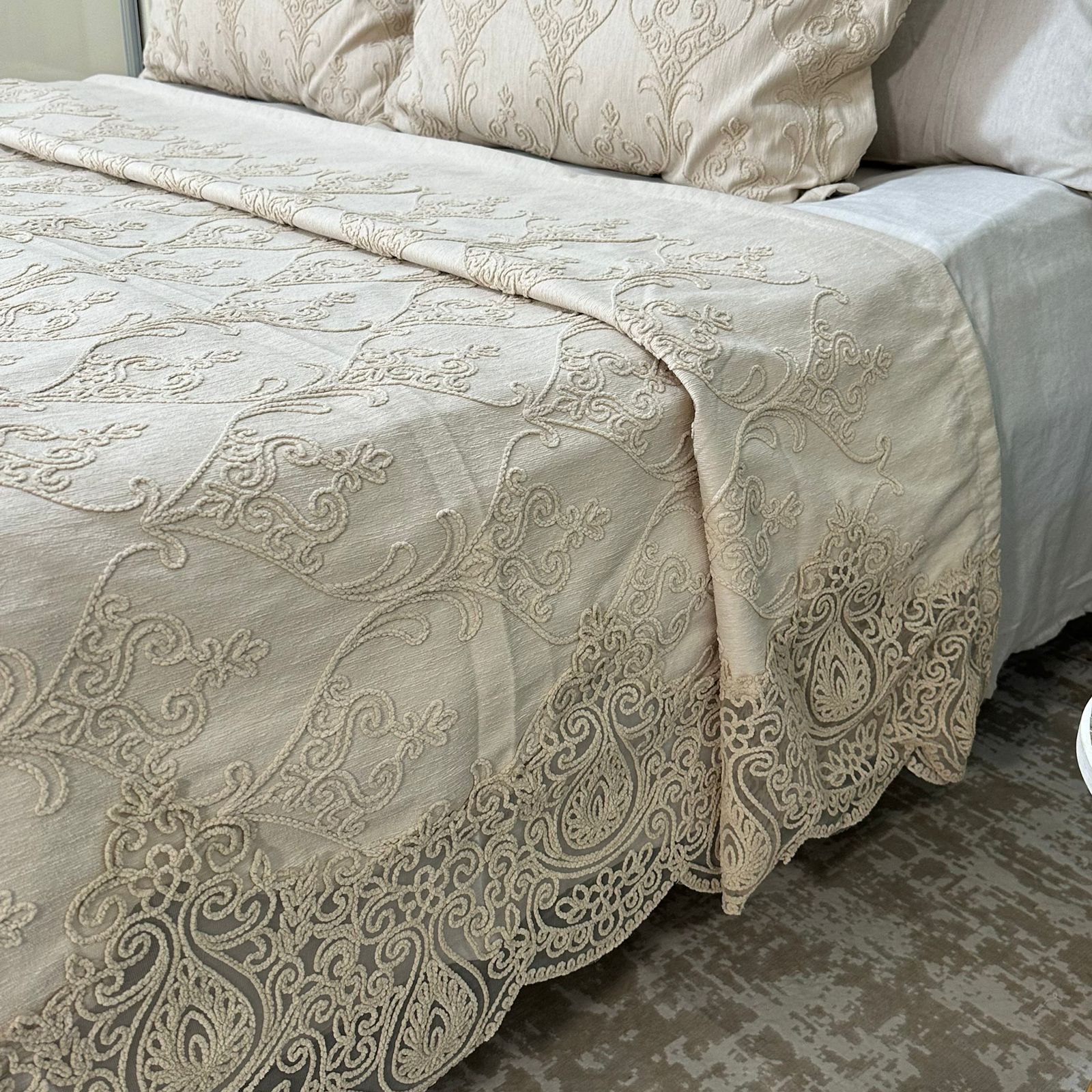 Parure de Lit Kamraya Haut Couture 100% Coton 6 pièces