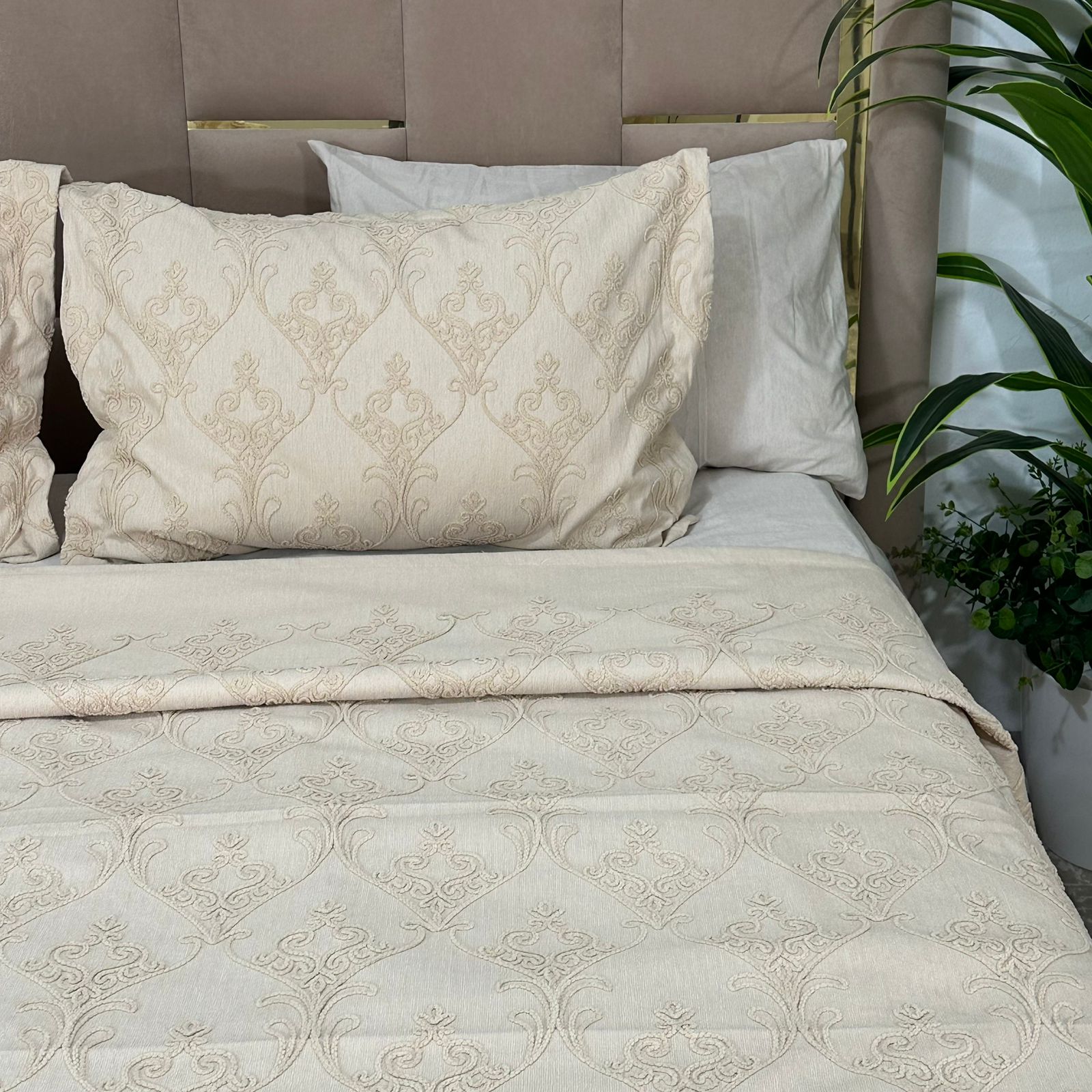 Parure de Lit Kamraya Haut Couture 100% Coton 6 pièces