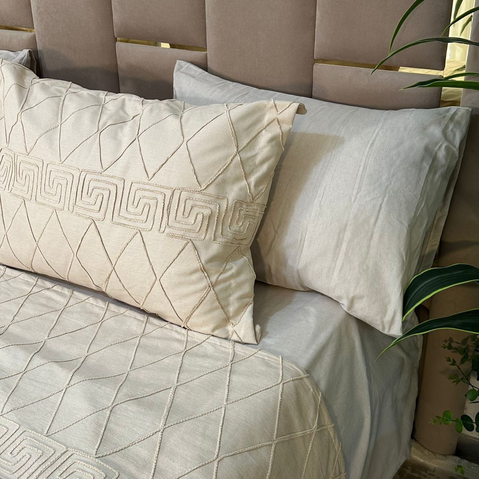 Parure de Lit Kamraya Haut Couture 100% Coton 6 pièces