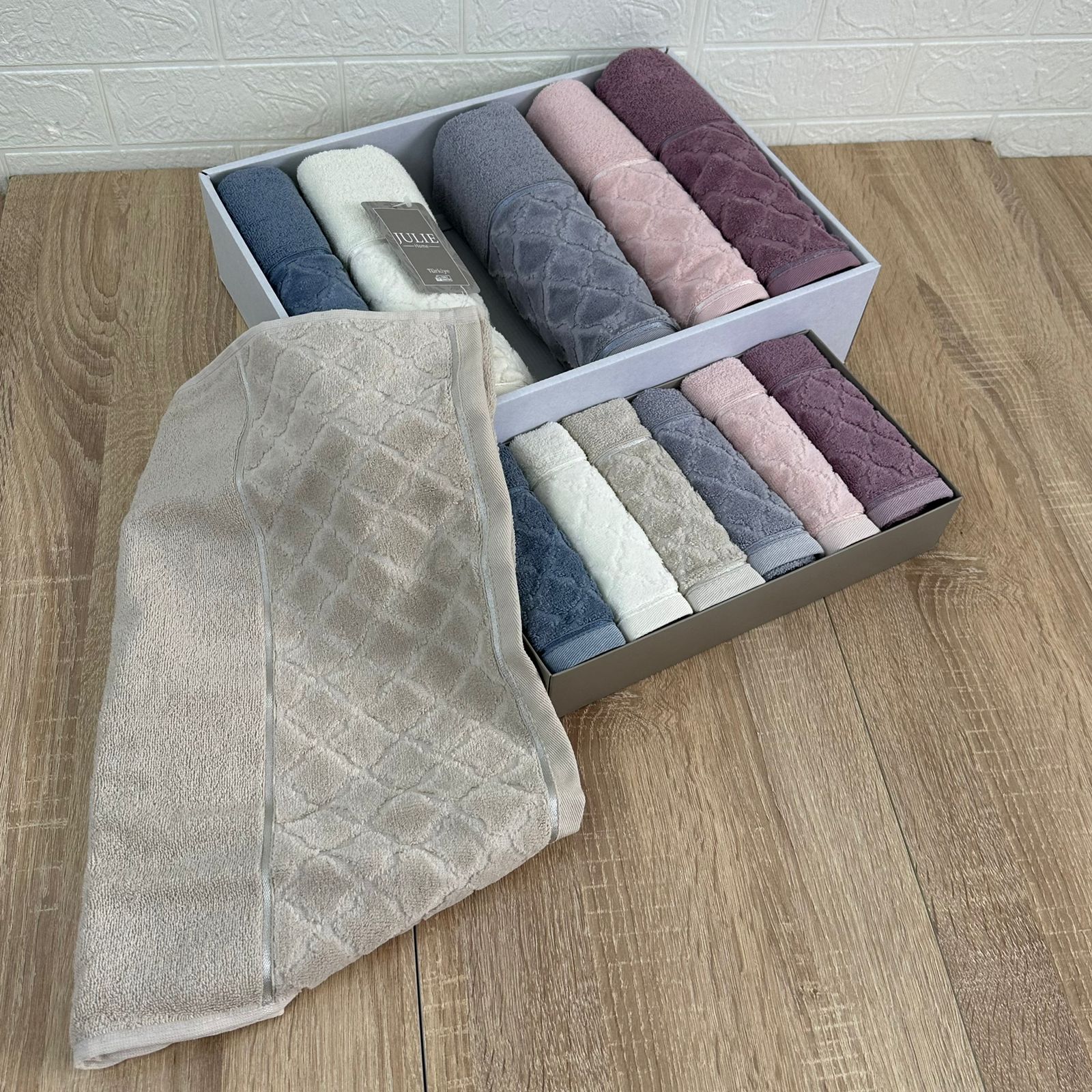 Offre Spéciale 12 Pièces Serviettes de bain Coton