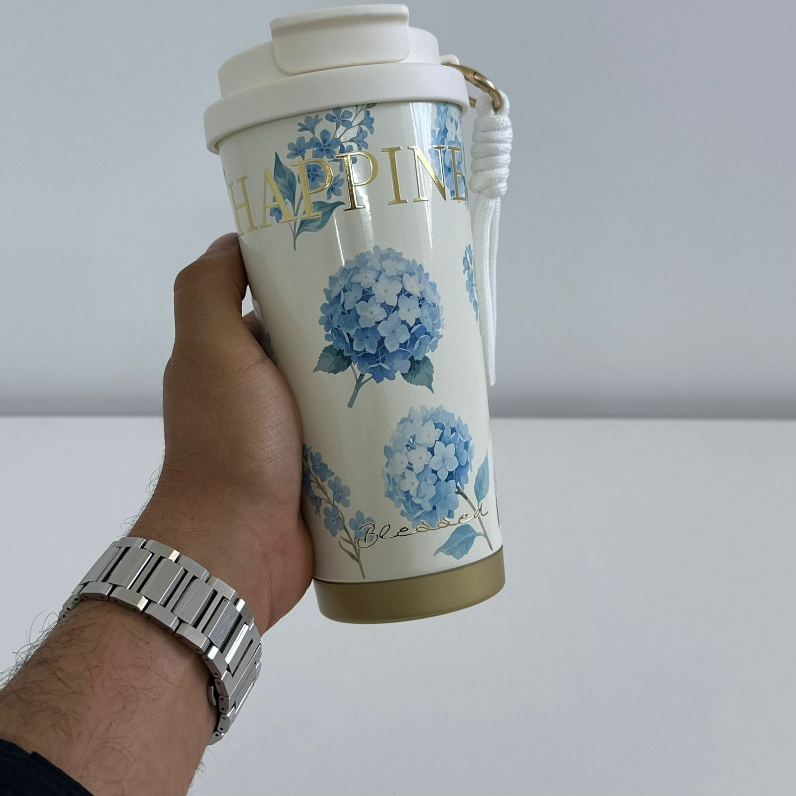 Mug Thermos Café Promenade Jardin Double Isolation - 528 ML