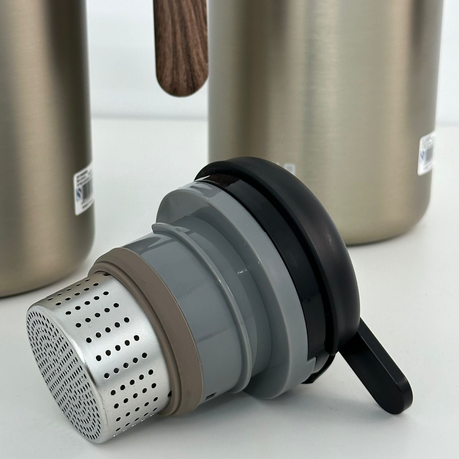 Thermos 1.6L Aluminium-Cuivre | Isolation 24h | Certifié Qualité