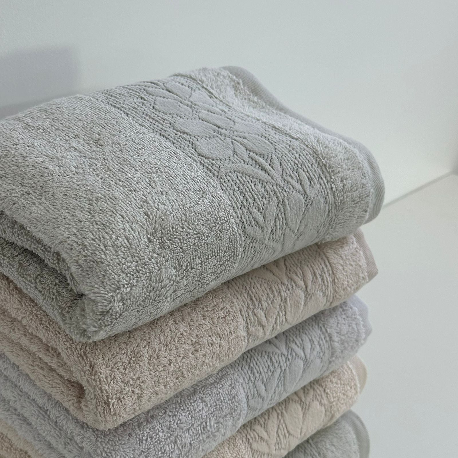 Lot de 6 serviettes de Bain en Bambou Ultra Lux - Haut Qualité
