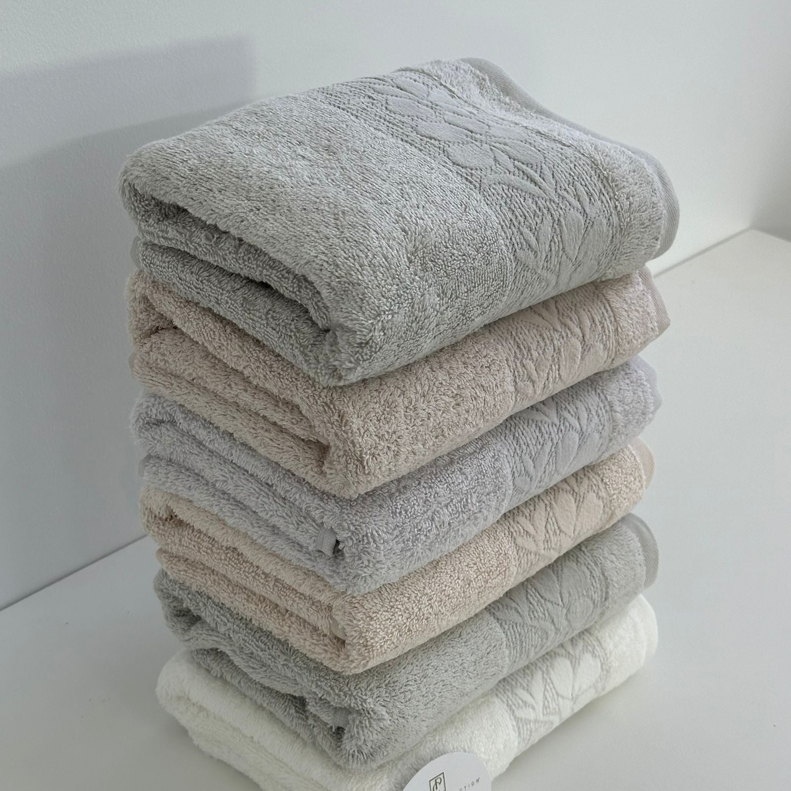 Lot de 6 serviettes de Bain en Bambou Ultra Lux - Haut Qualité