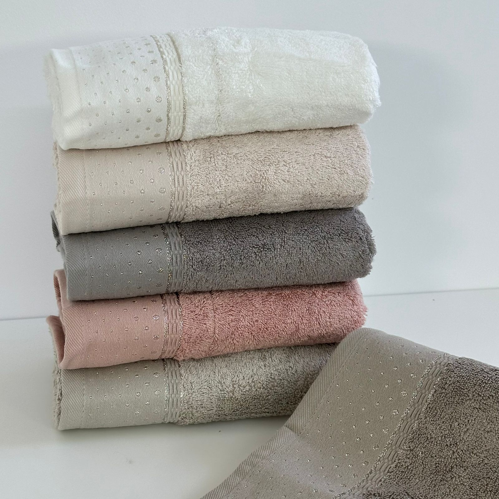 Lot de 6 serviettes de Bain en Bambou Ultra Lux - Haut Qualité