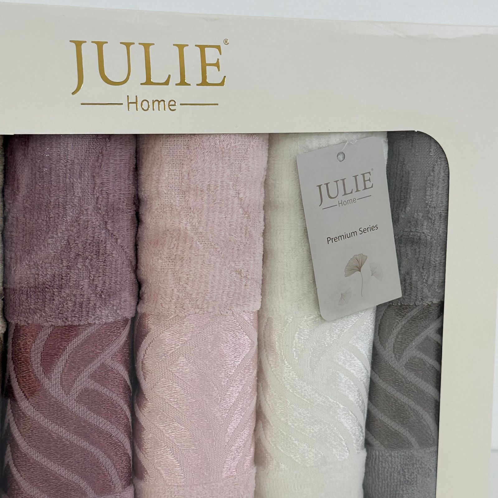Coffret de 6 serviettes de Visage Coton 90*50 cm