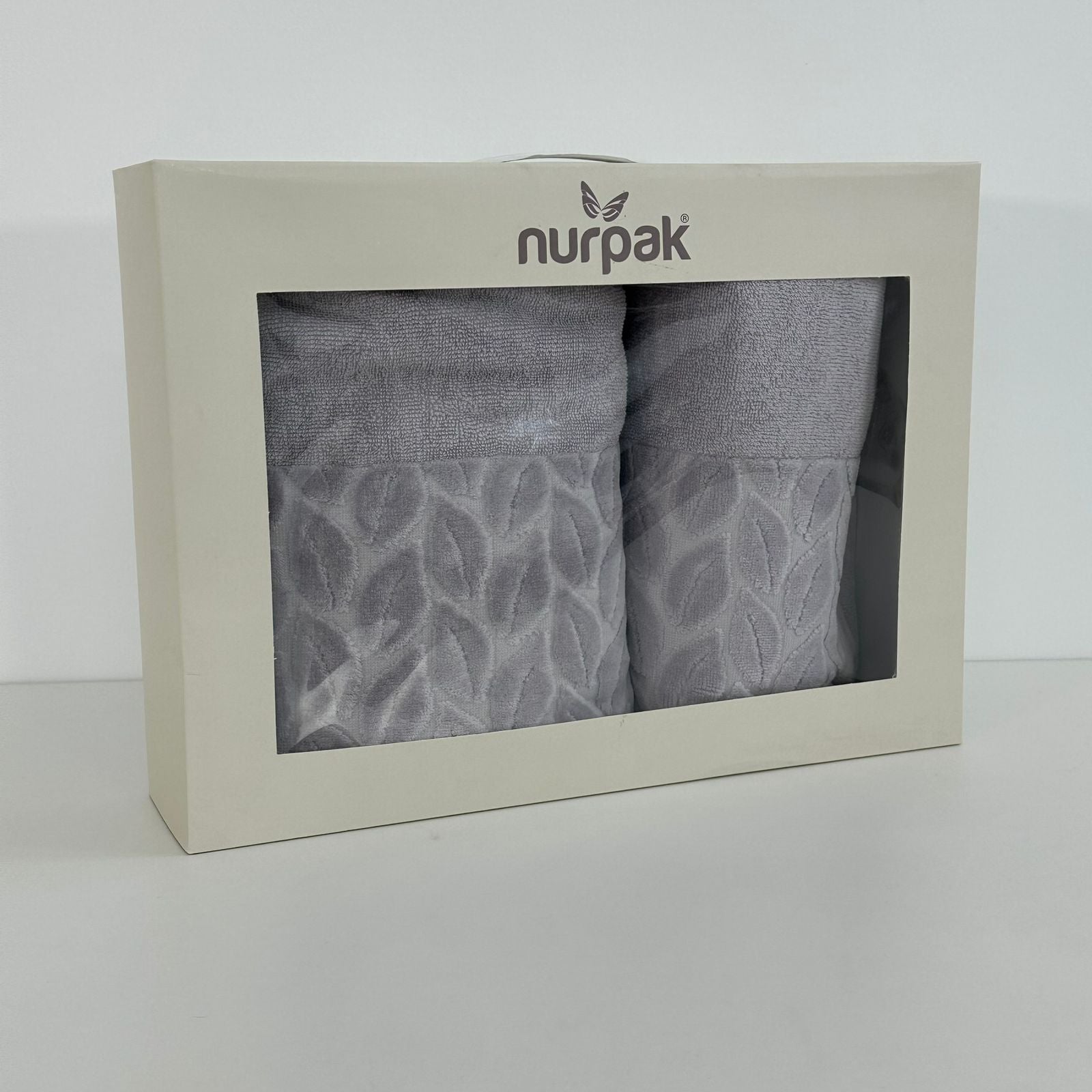 Coffret 2 Draps de Bain en coton épais 90*50 cm et 150*90 cm