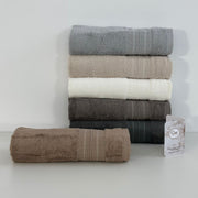 Coffret de 6 Serviettes de Bain & Visage SIKEL – 100% Coton Épais – Qualité Supérieure