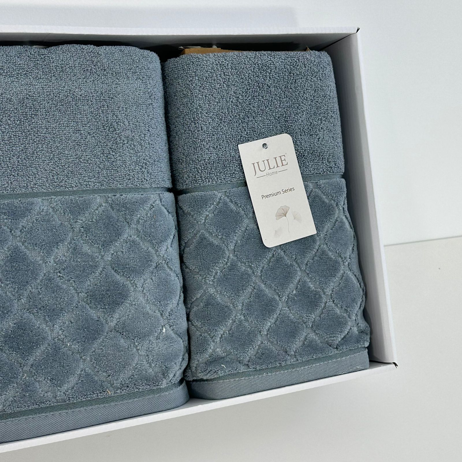 Cofret Drap de Bain Coton 150*90 cm et 90*50 cm
