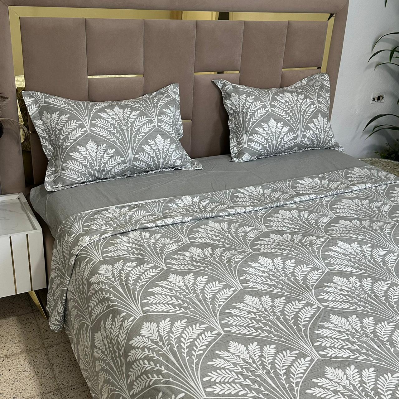 Parure de Lit 4 pièces en coton microfibre de qualité supérieure