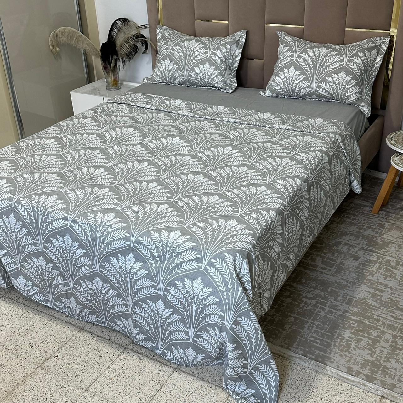 Parure de Lit 4 pièces en coton microfibre de qualité supérieure
