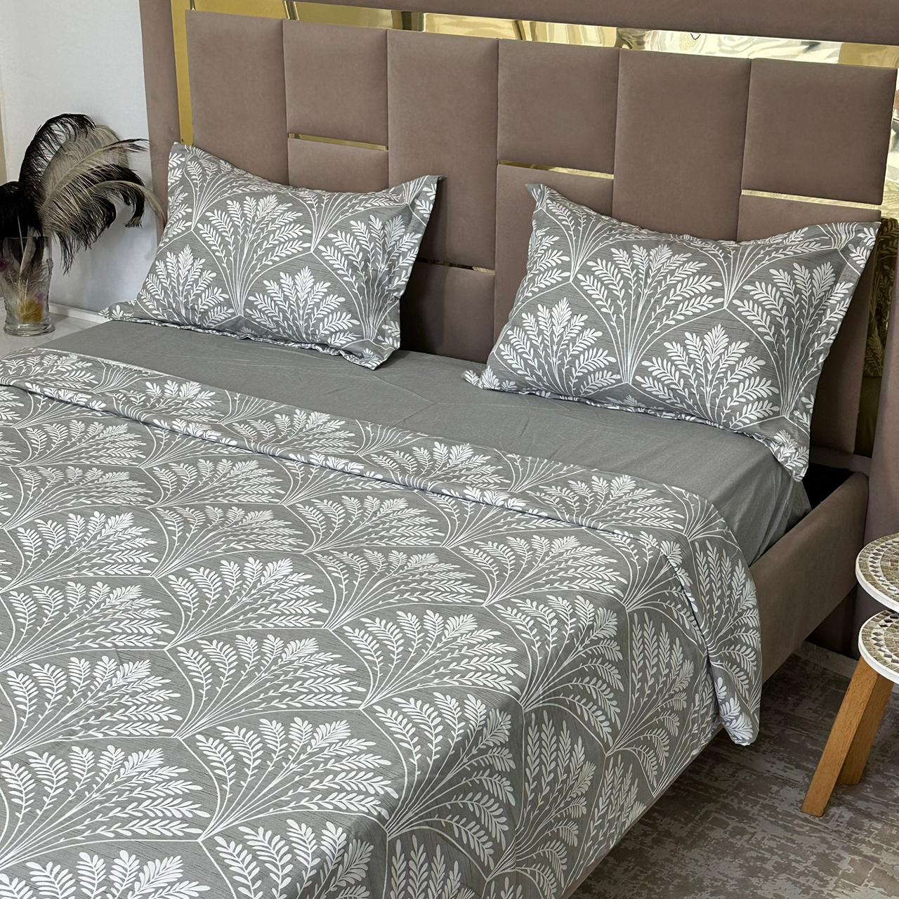 Parure de Lit 4 pièces en coton microfibre de qualité supérieure