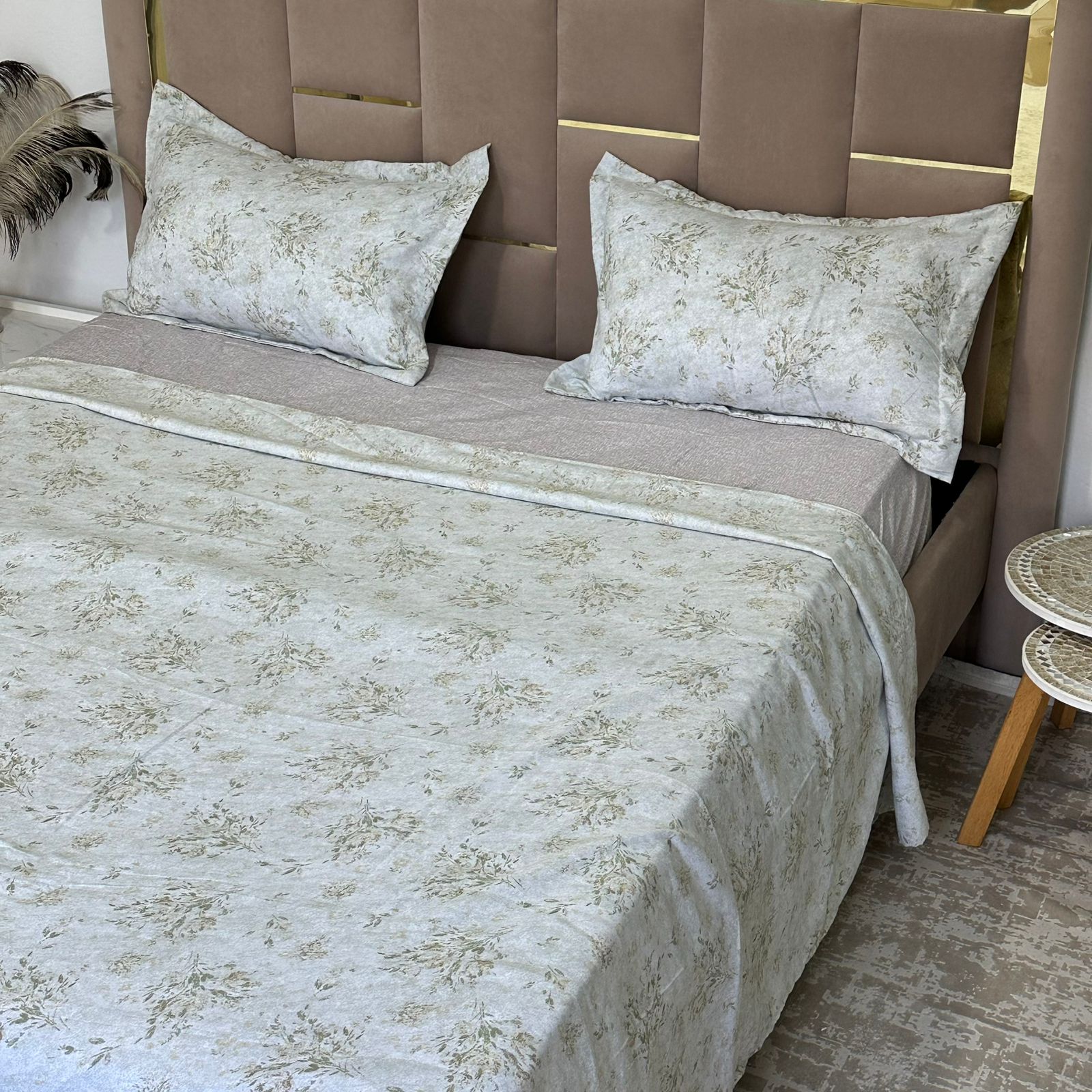 Parure de Lit 4 pièces en coton microfibre de qualité supérieure