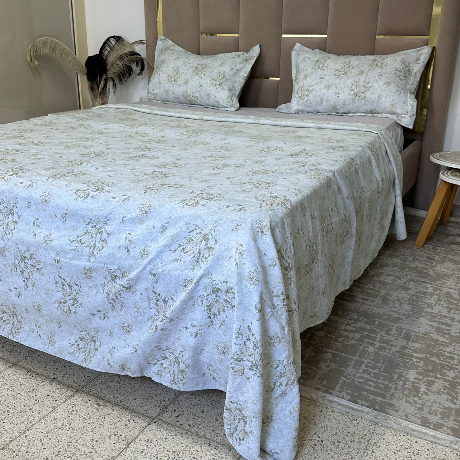 Parure de Lit 4 pièces en coton microfibre de qualité supérieure