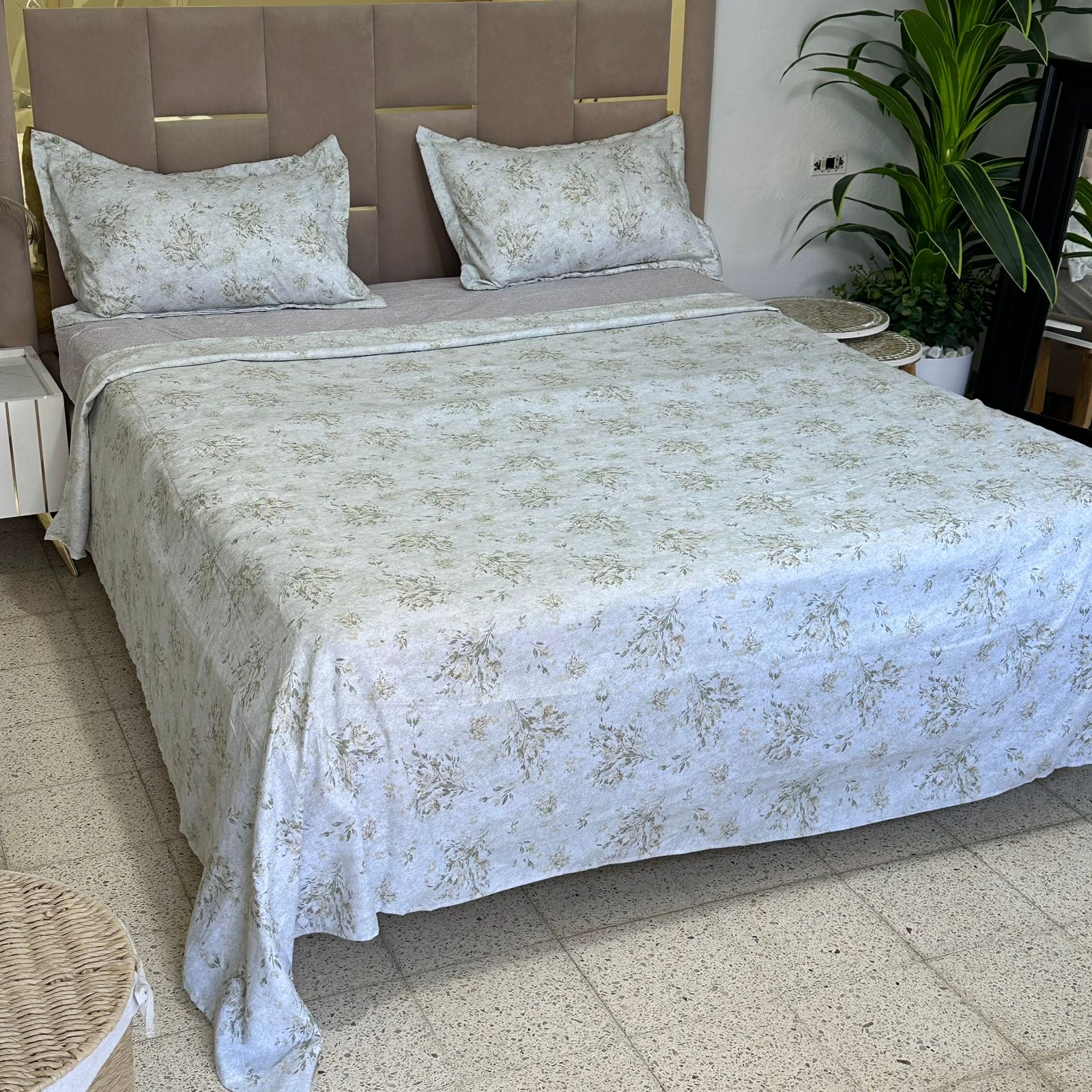 Parure de Lit 4 pièces en coton microfibre de qualité supérieure