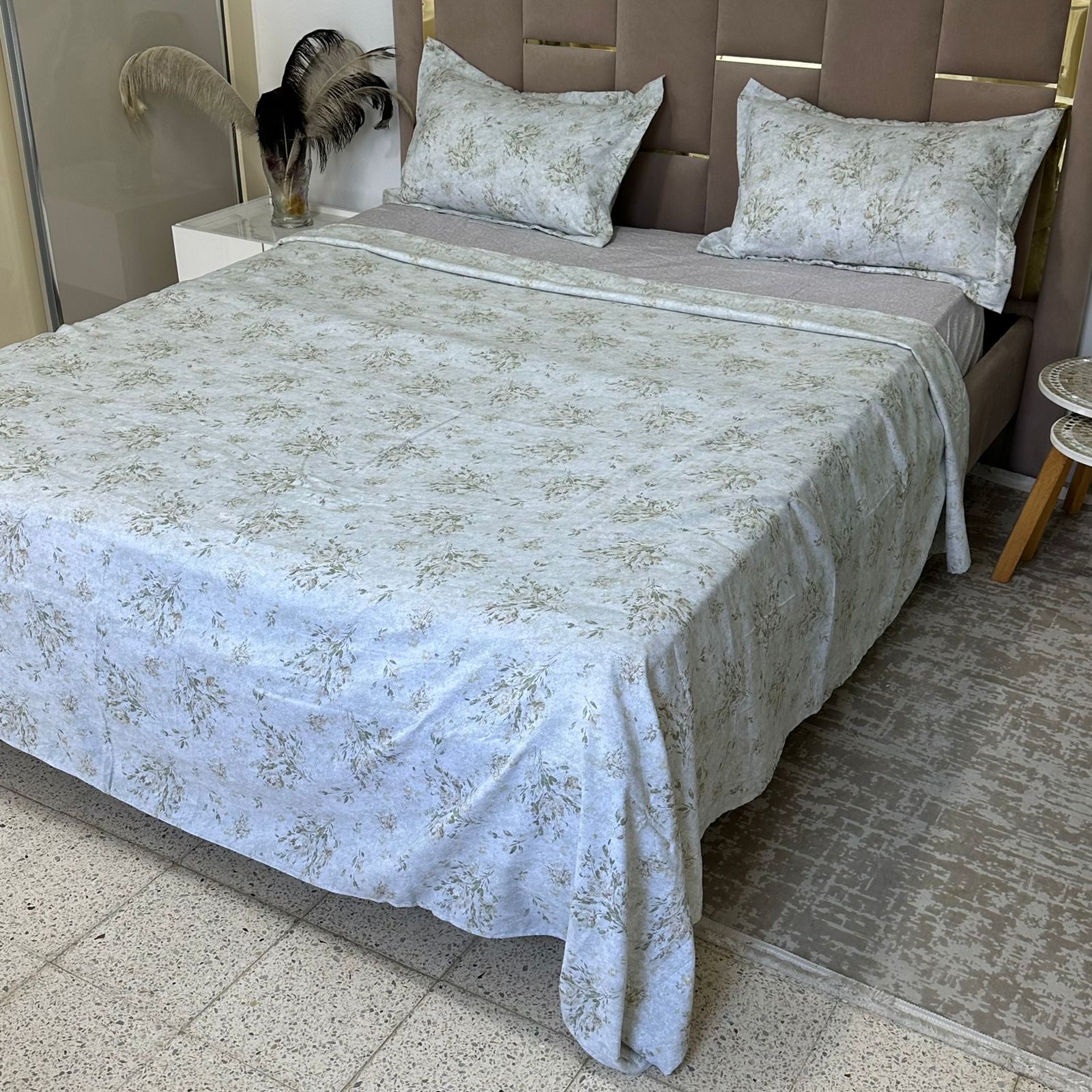 Parure de Lit 4 pièces en coton microfibre de qualité supérieure