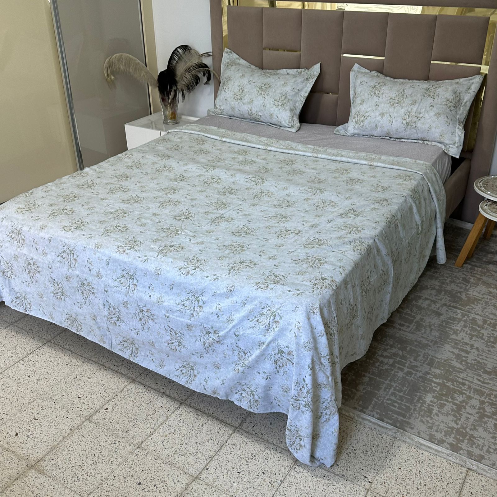 Parure de Lit 4 pièces en coton microfibre de qualité supérieure